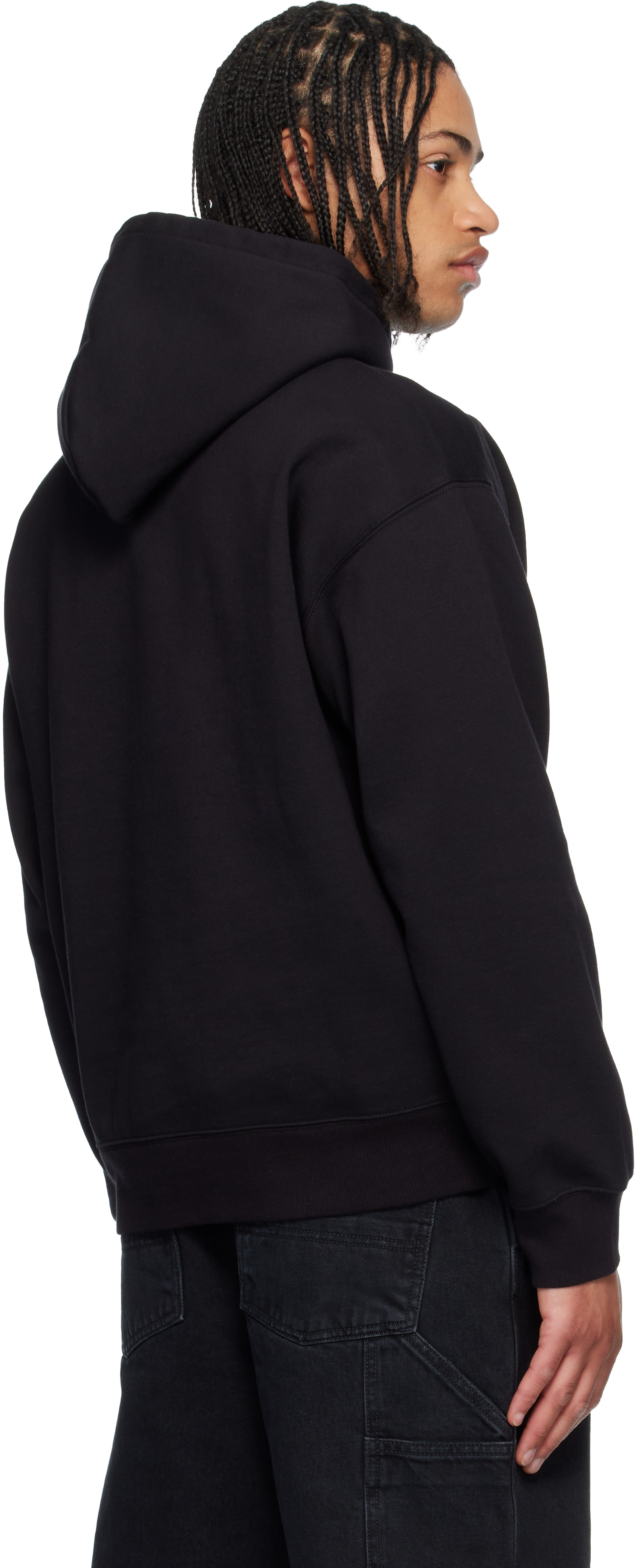 Carhartt Work In Progress: Black World Tour Hoodie | SSENSE