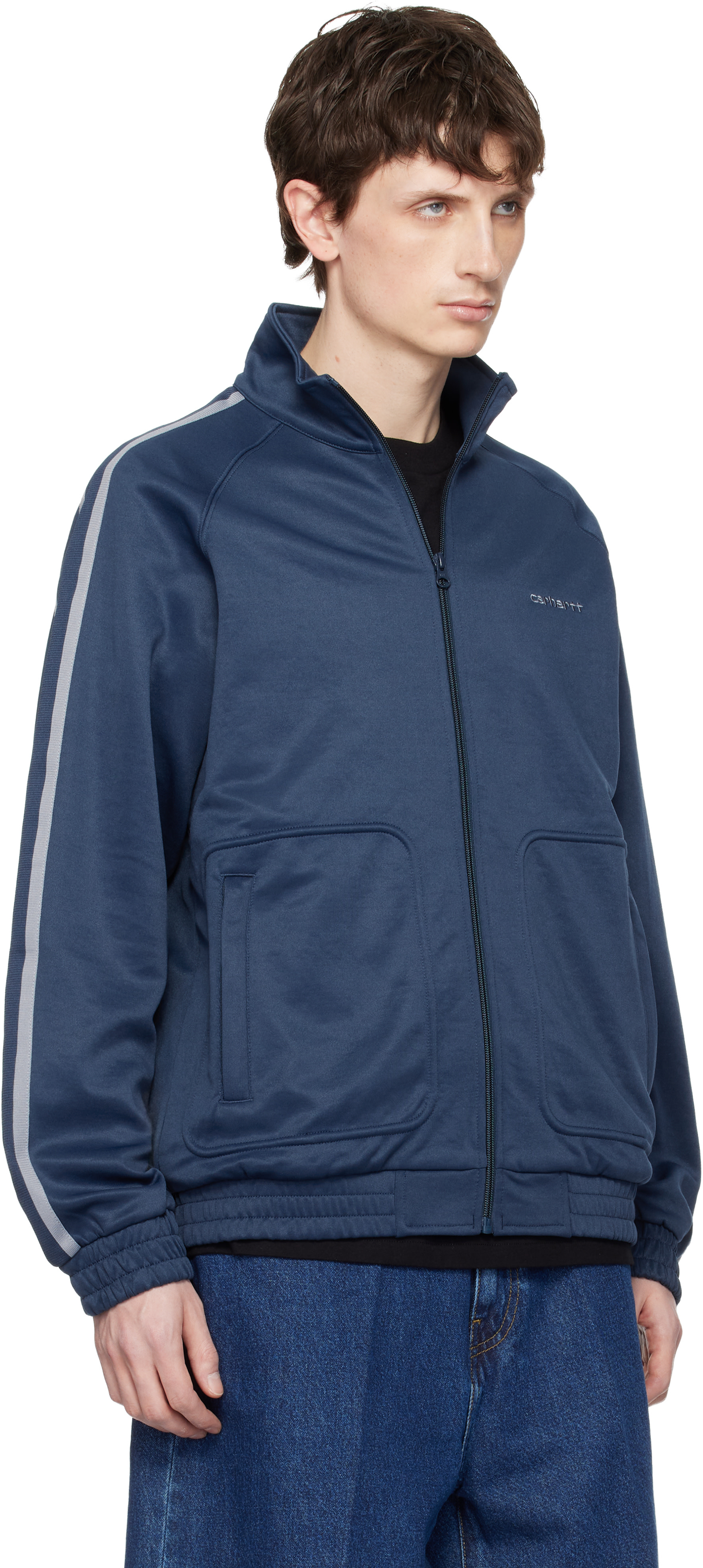 Carhartt Work In Progress - ブルー Bolar Sweat トラックジャケット