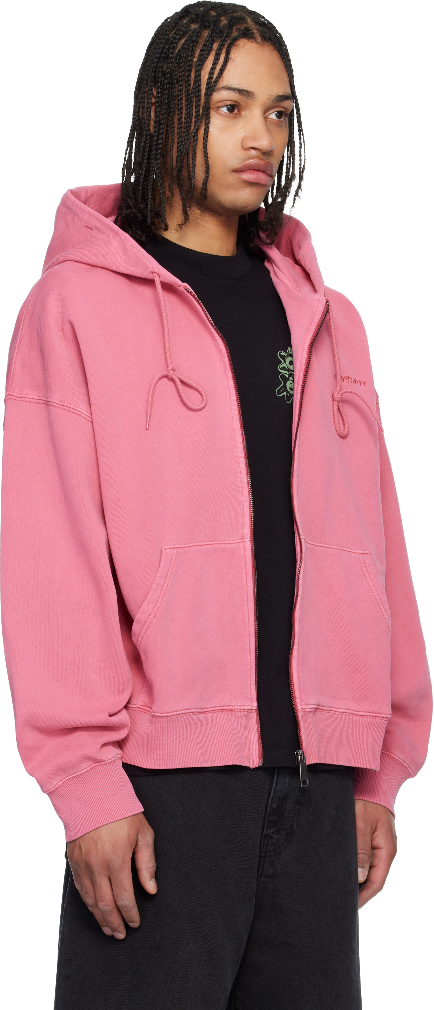Carhartt Work In Progress - Pull à capuche Benton rose