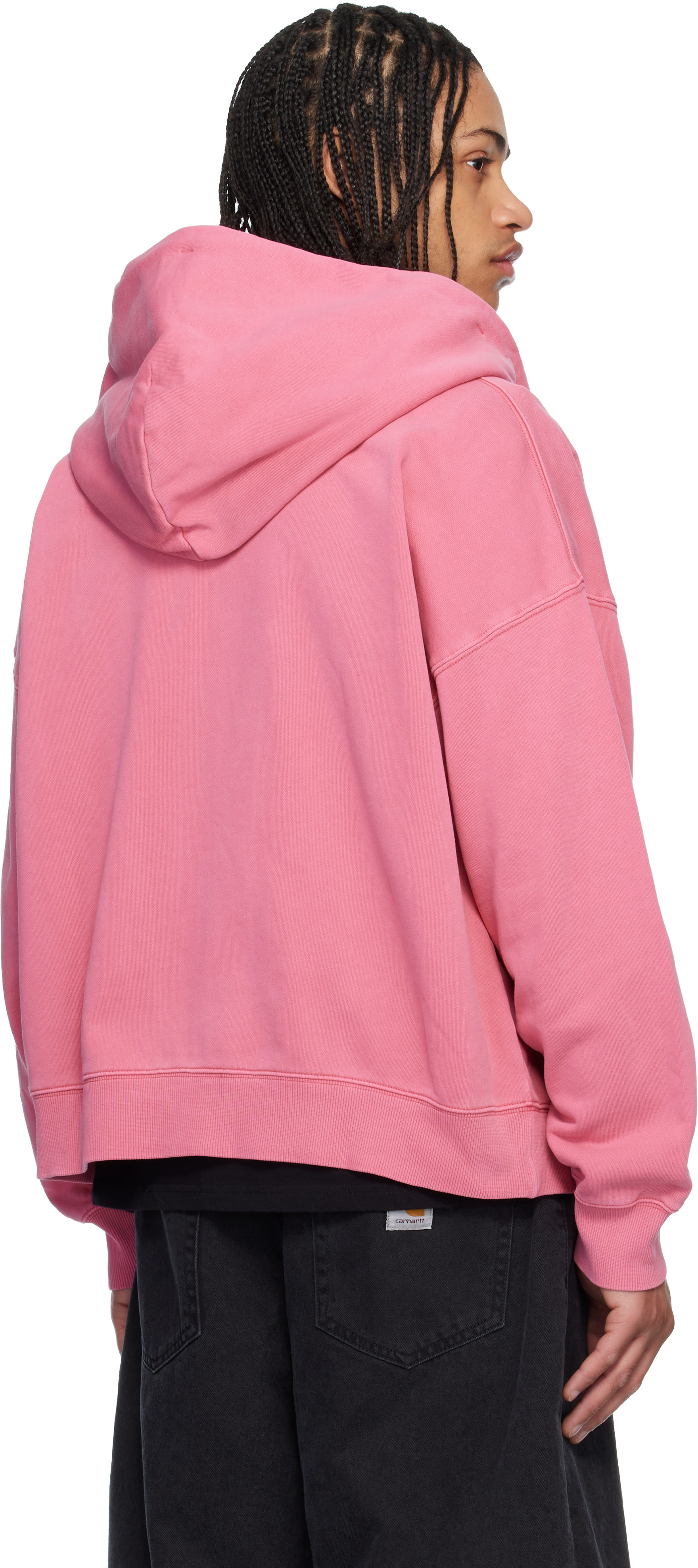 Carhartt Work In Progress - Pull à capuche Benton rose