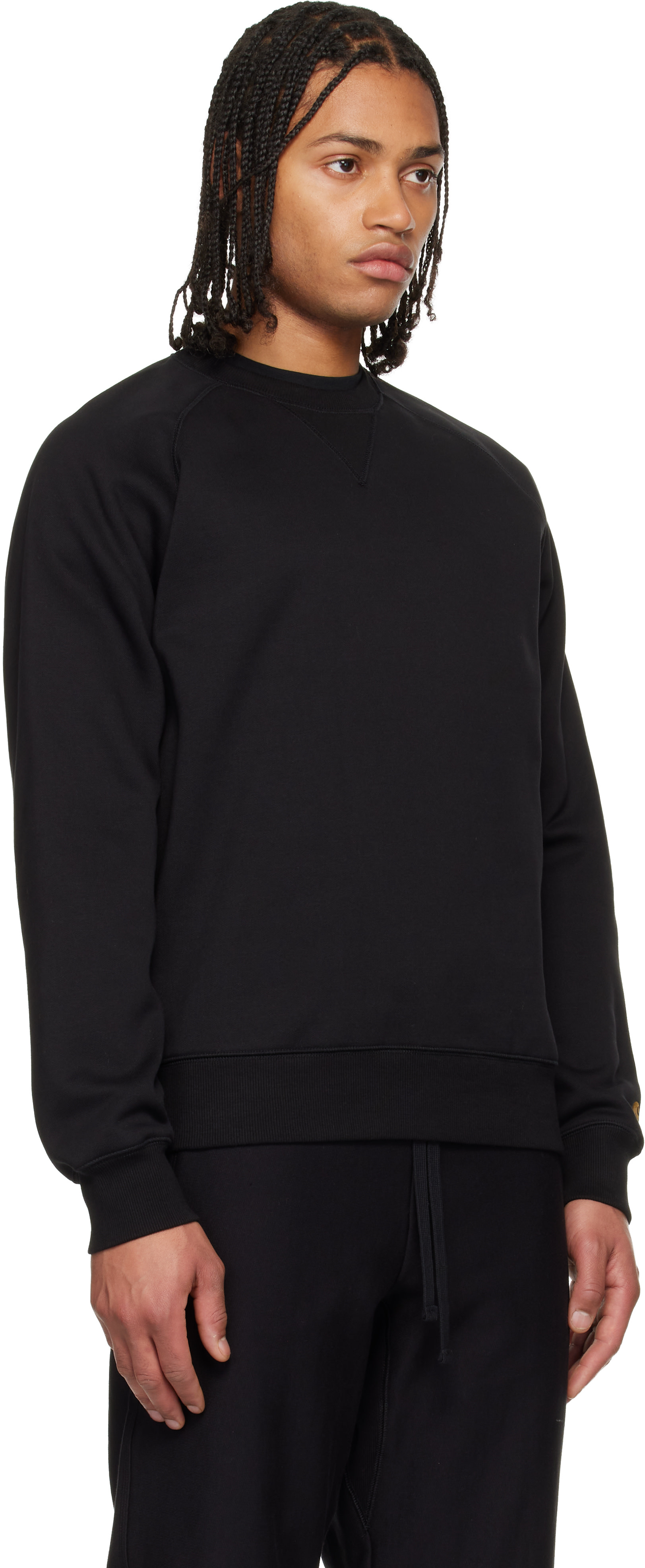 Carhartt Work In Progress - Pull molletonné noir - Chase