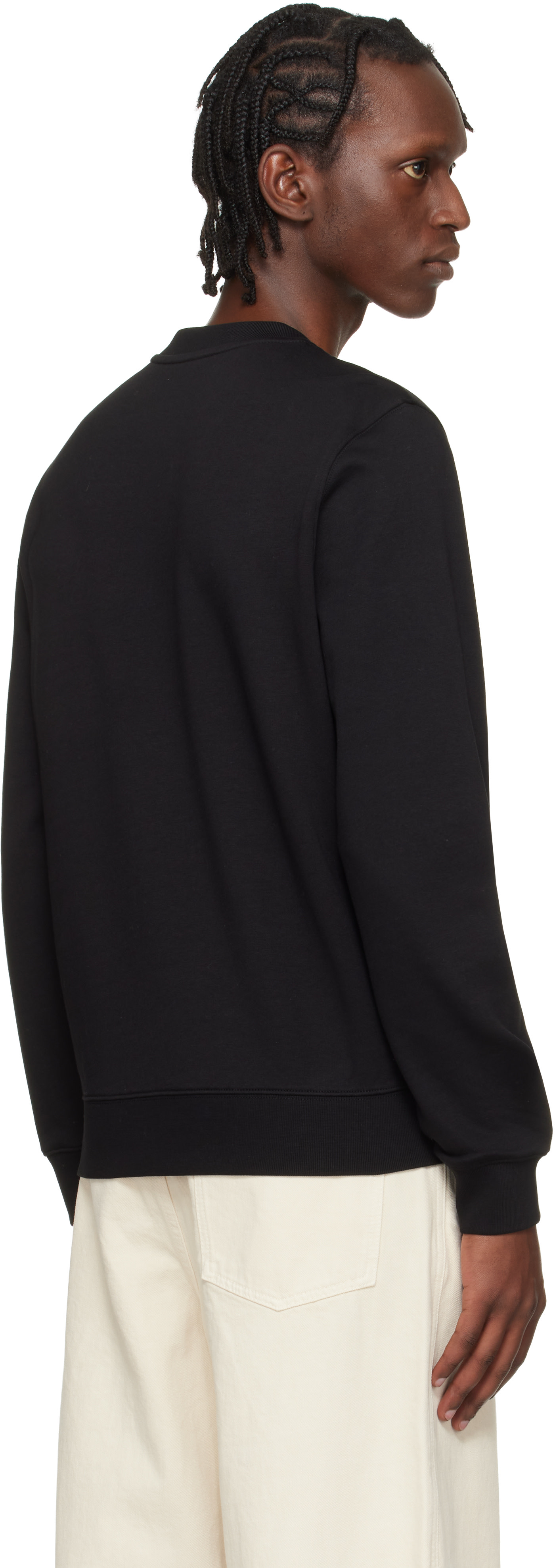 Moncler - Black Cotton Blend Logo Sweatshirt