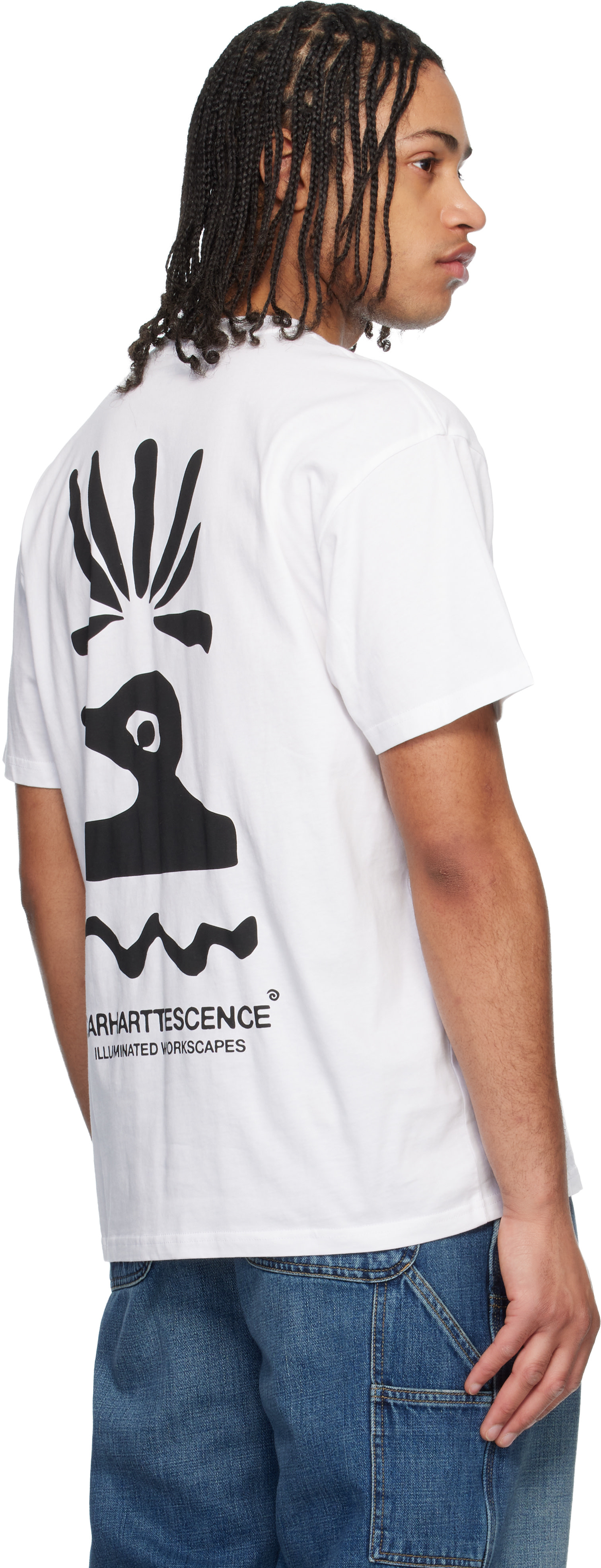 Carhartt Work In Progress - 화이트 컴피 티셔츠