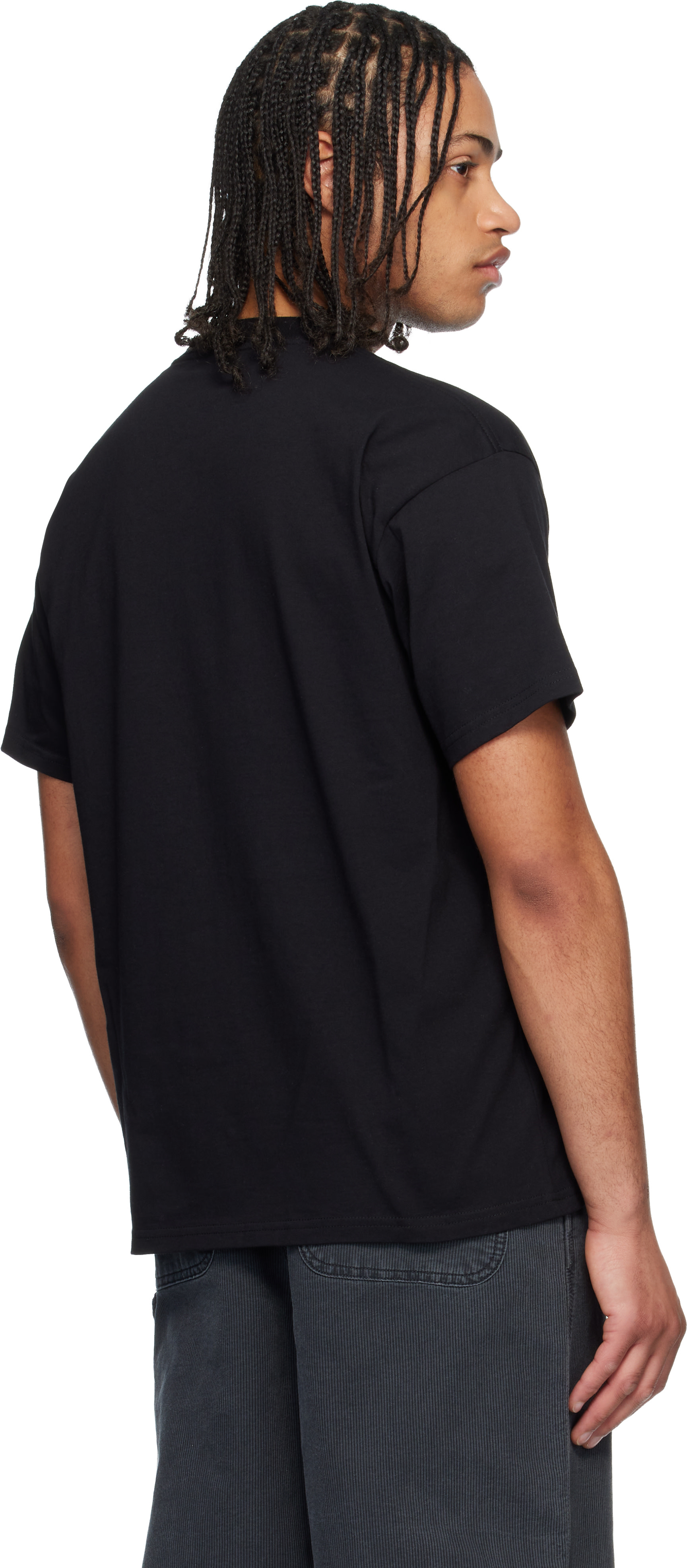 Carhartt Work In Progress: Black Spoiled T-shirt | SSENSE