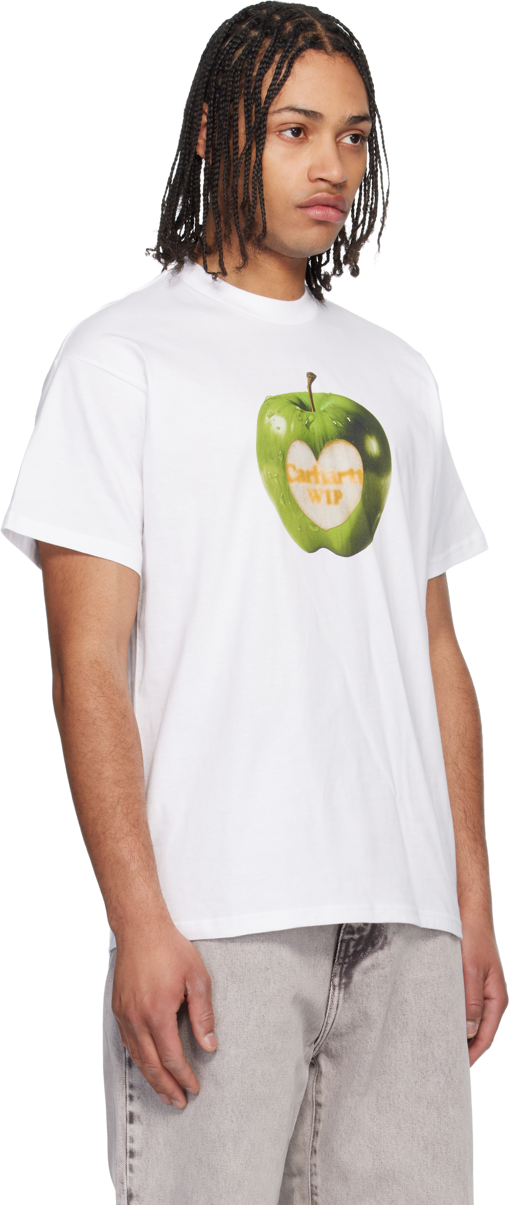 Carhartt Work In Progress: White Spoiled T-shirt | SSENSE