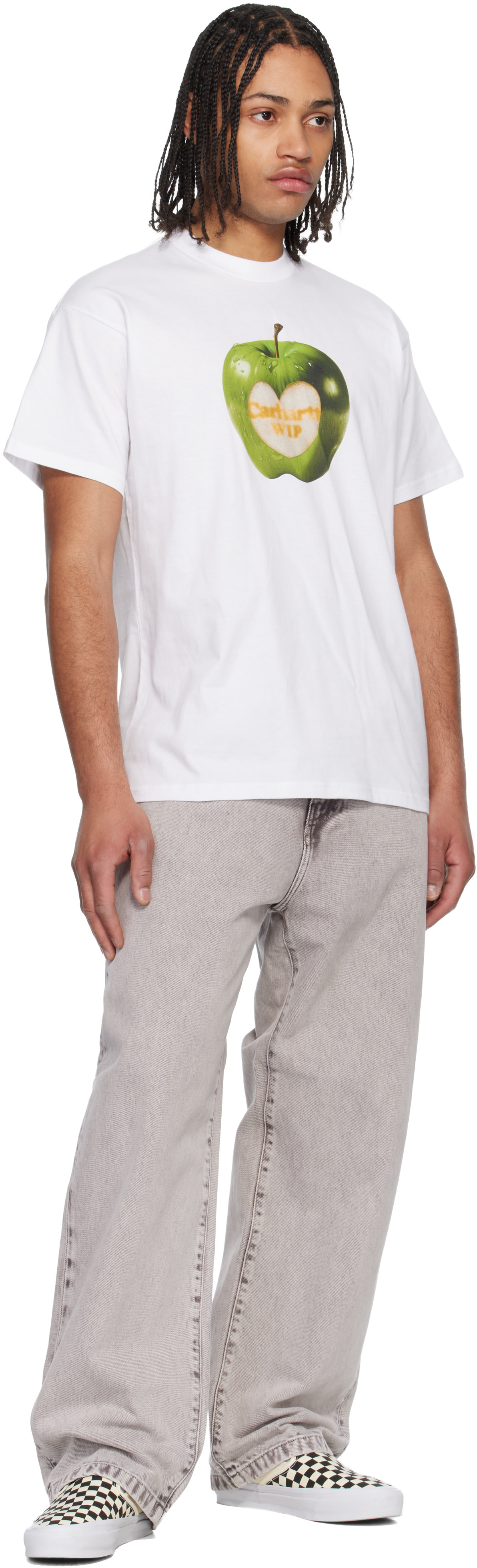 Carhartt Work In Progress: White Spoiled T-shirt | SSENSE