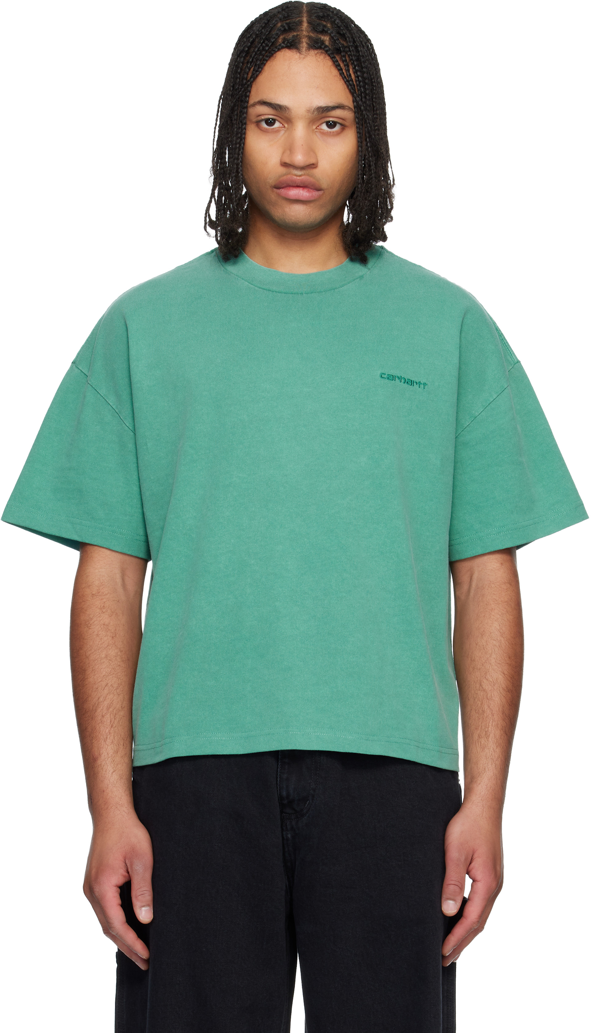 Carhartt Work In Progress - T-shirt Benton vert