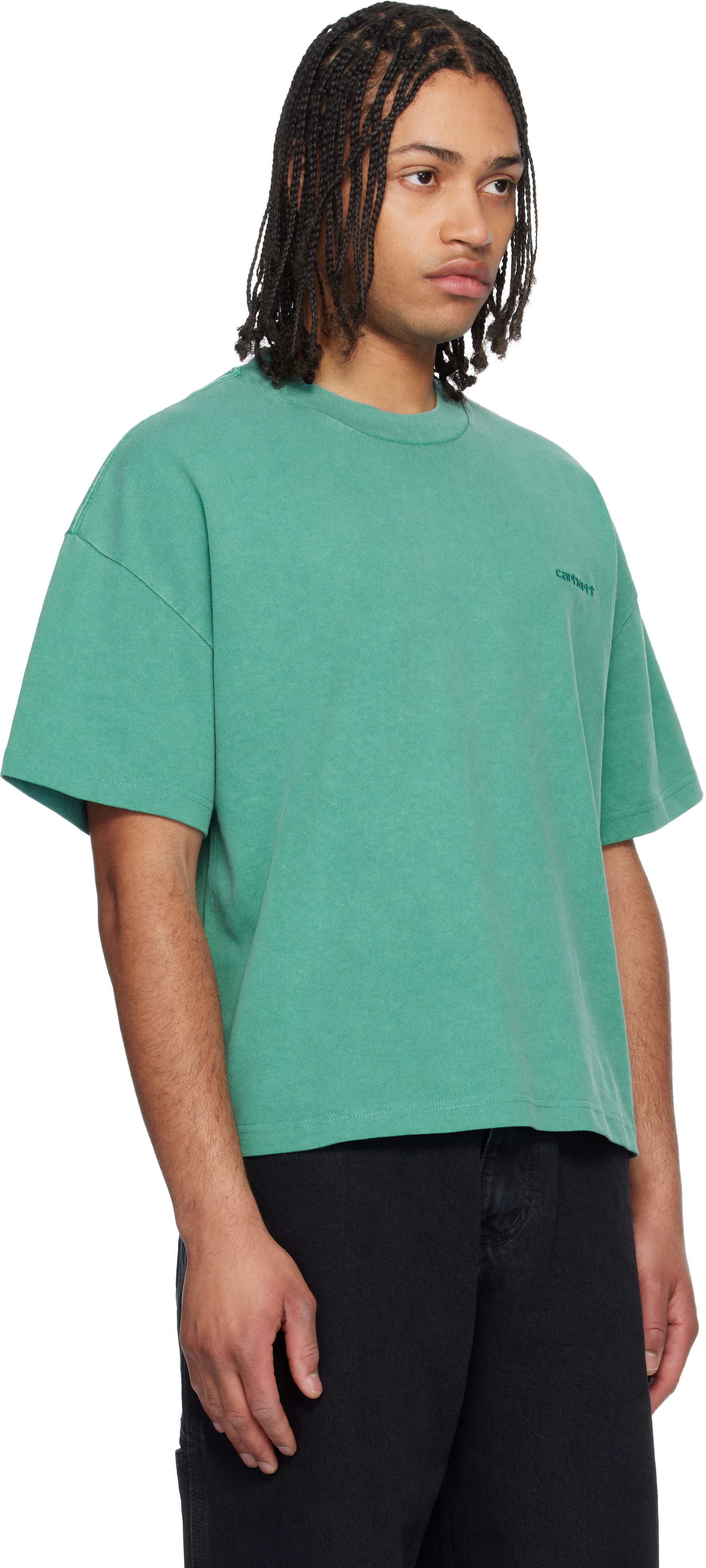 Carhartt Work In Progress - T-shirt Benton vert