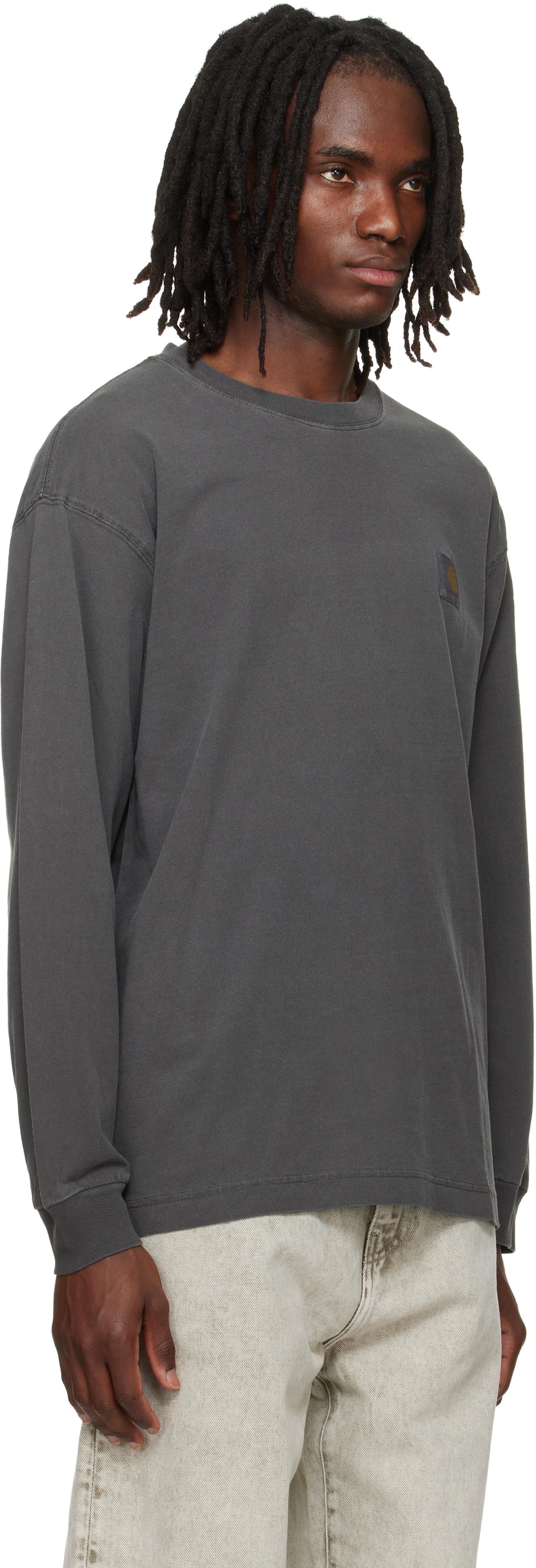 BLESS 初期コレクションＴシャツグレーハンカチ付き Carhartt Work In Progress: グレー Nelson 長袖Tシャツ | SSENSE 日本