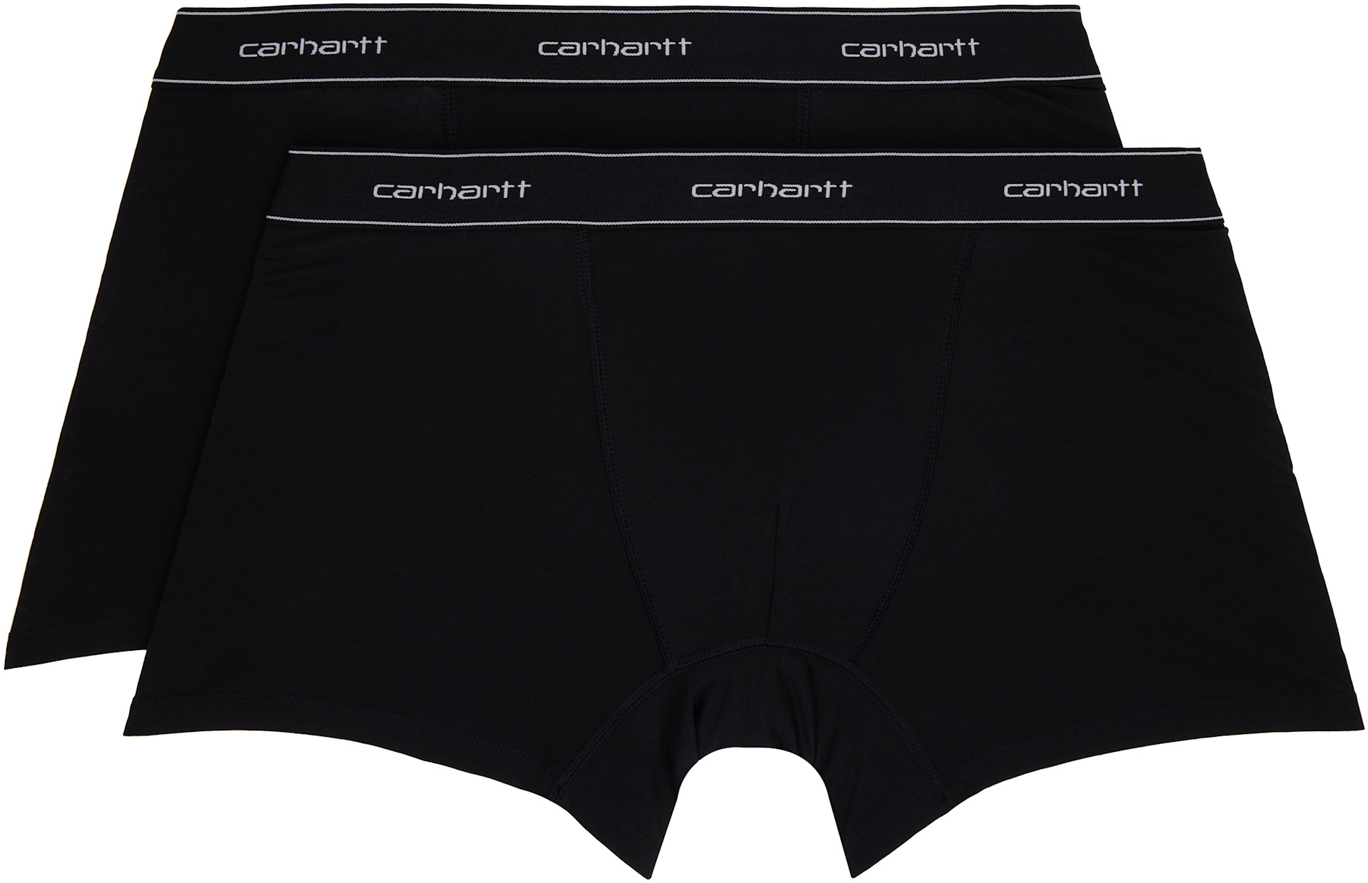 Carhartt Work In Progress - 블랙 코튼 트렁크 박서 브리프 세트