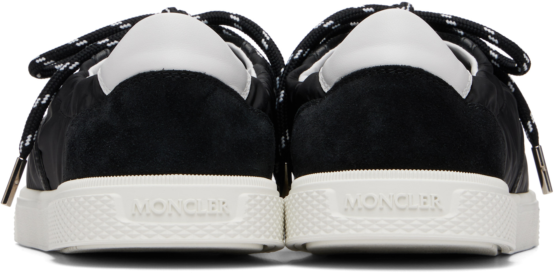 Moncler - 블랙 베라 레저 나일론 스니커즈