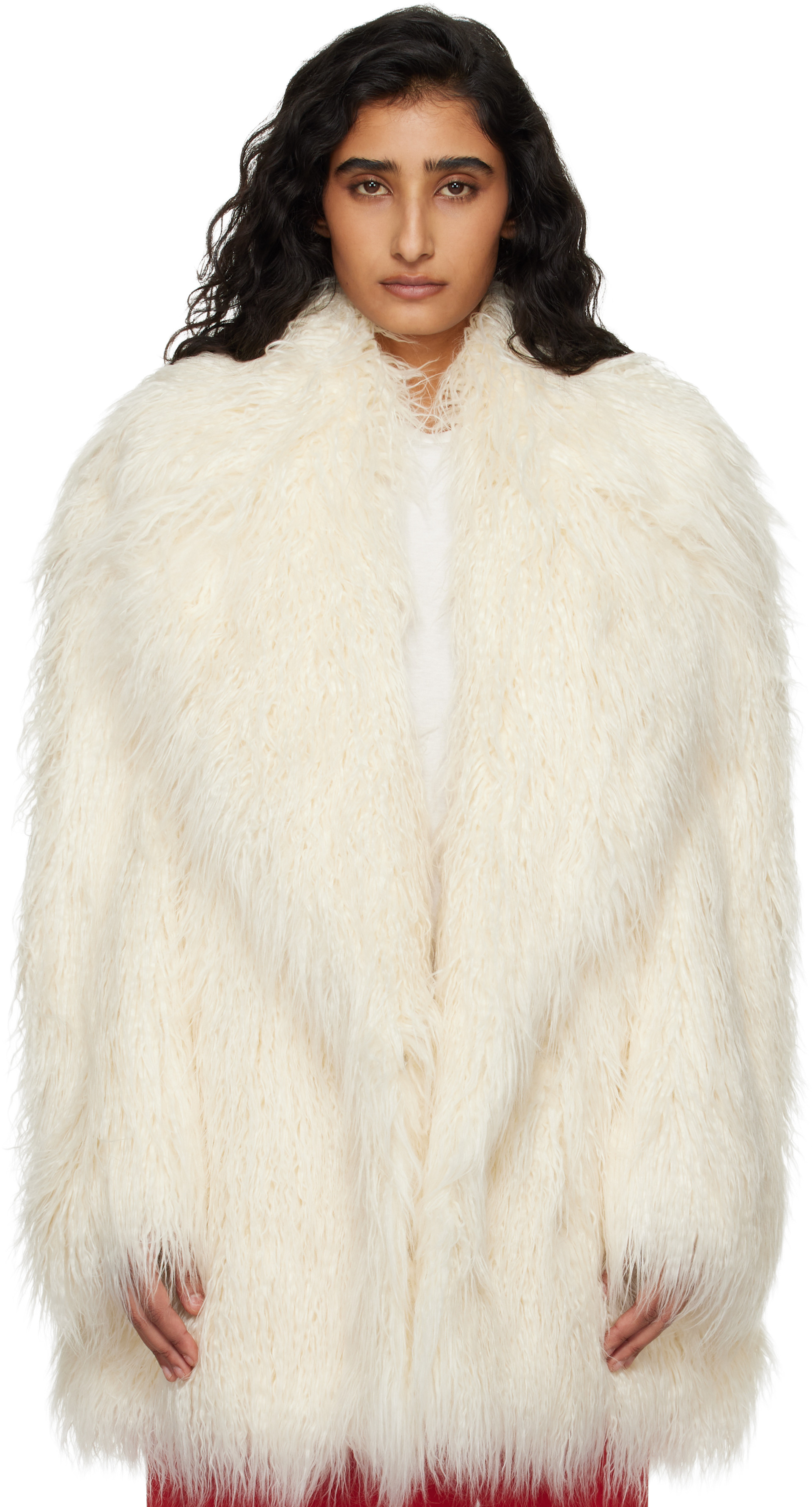 The Frankie Shop: Off-White Liza Short Coat | SSENSE
