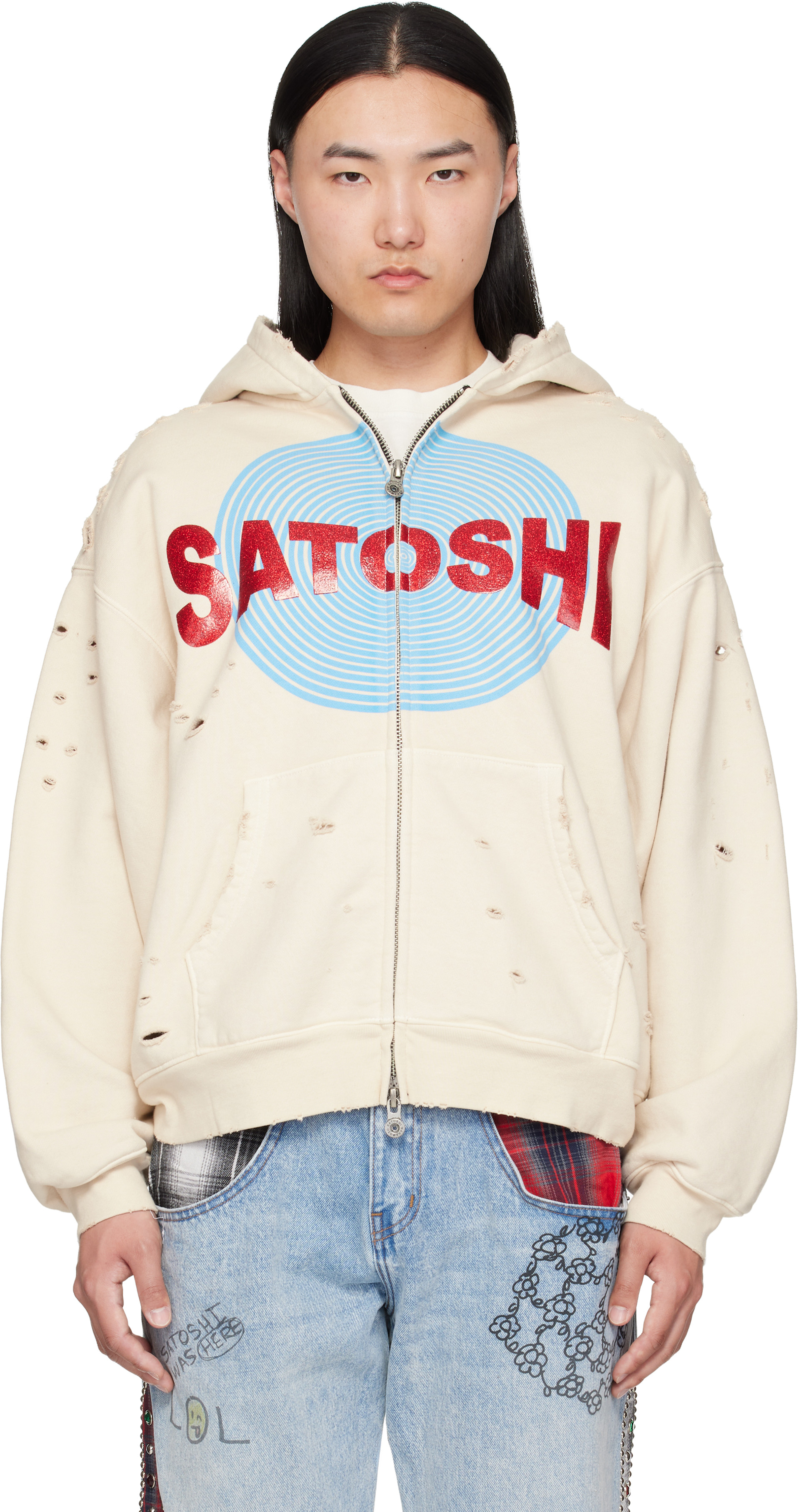 Satoshi Nakamoto: Off-White Motoslug Zip Hoodie | SSENSE Canada