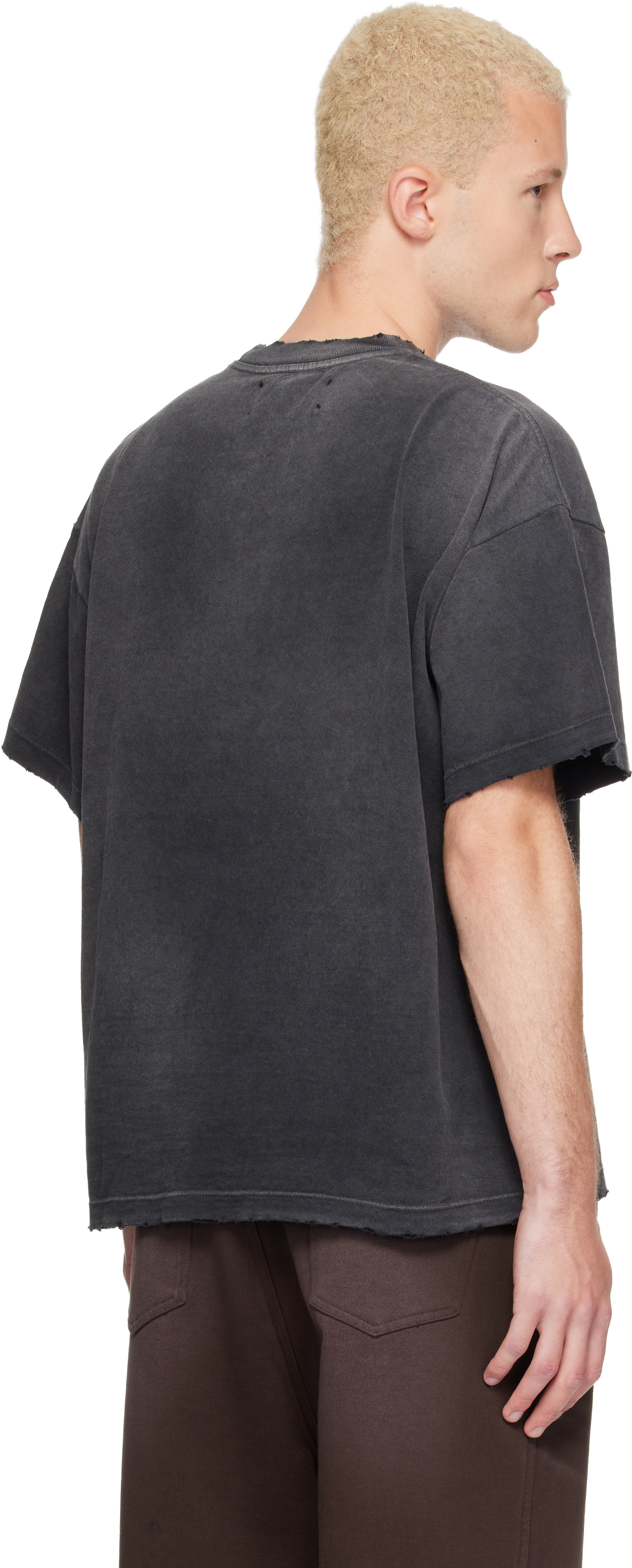 Satoshi Nakamoto: Gray Tourist T-shirt | SSENSE