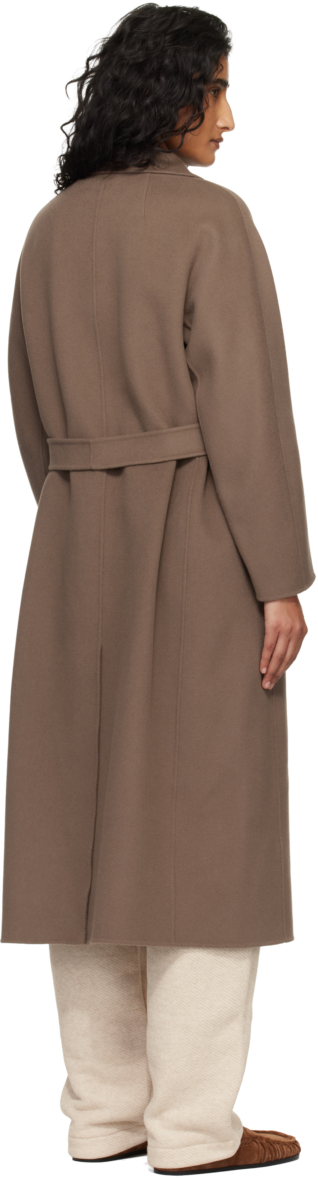 Max Mara - 브라운 다마 코트