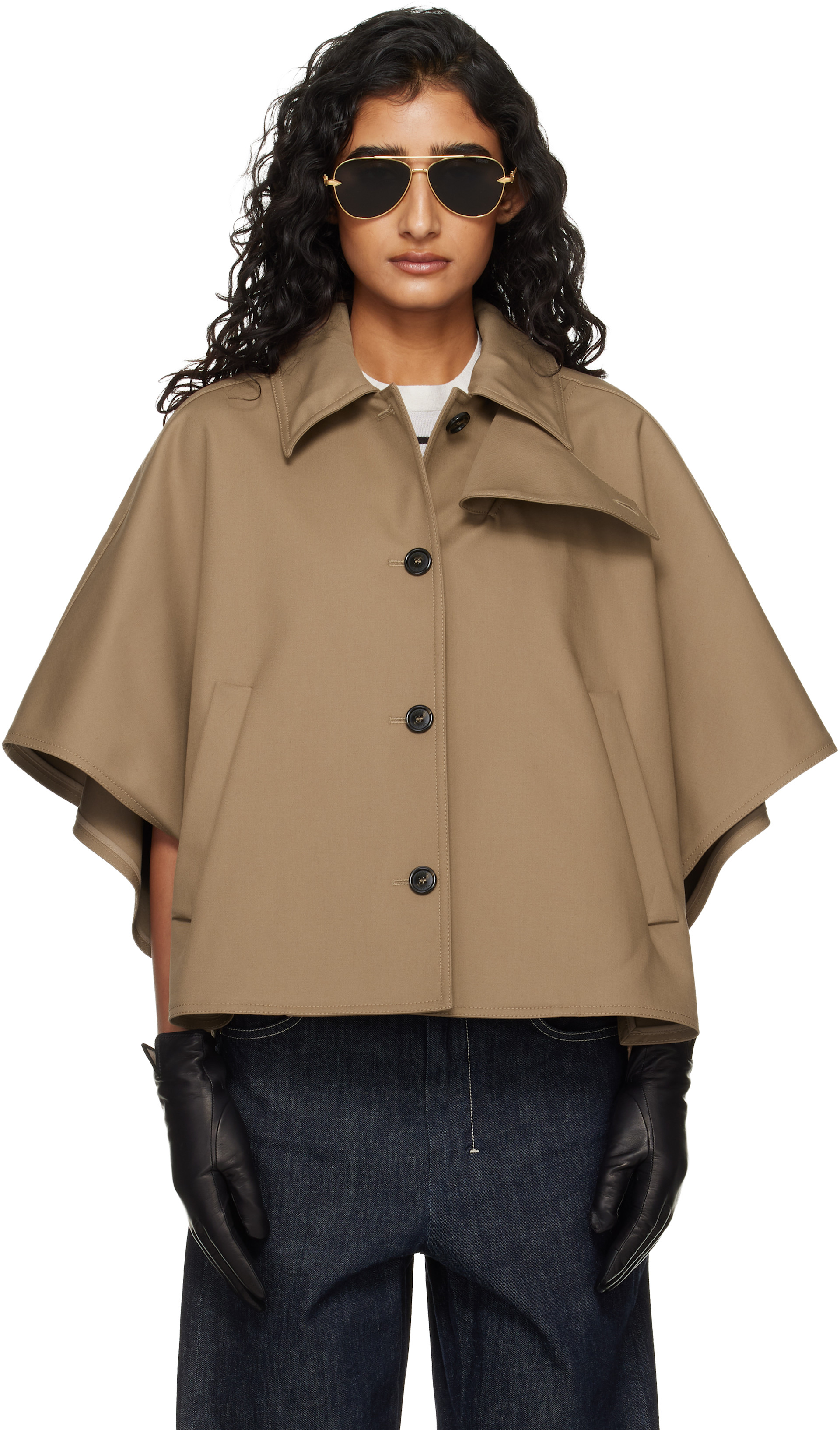 Max Mara - Blouson Paggio brun clair