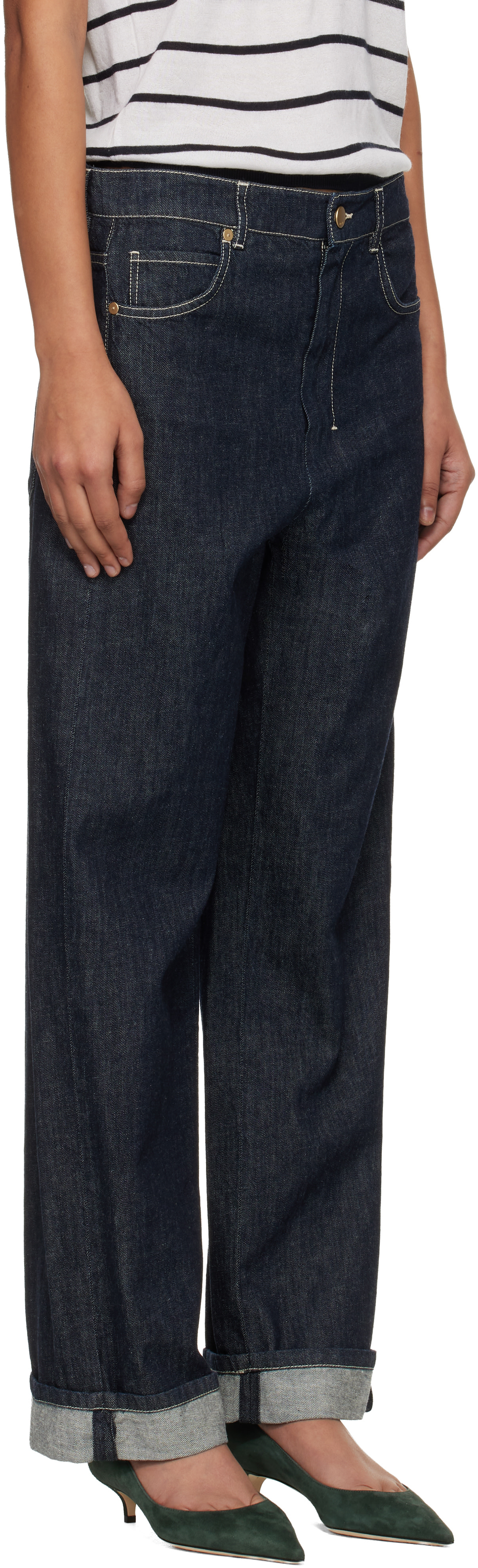 Max Mara - Jean Chiara bleu marine
