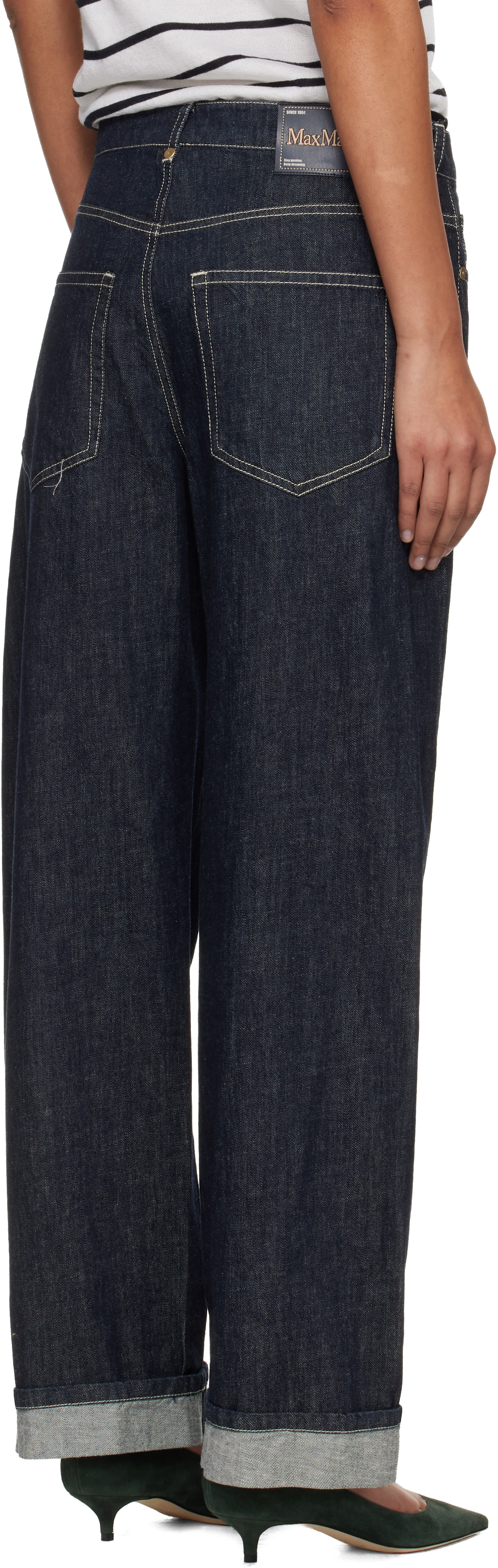 Max Mara - Jean Chiara bleu marine