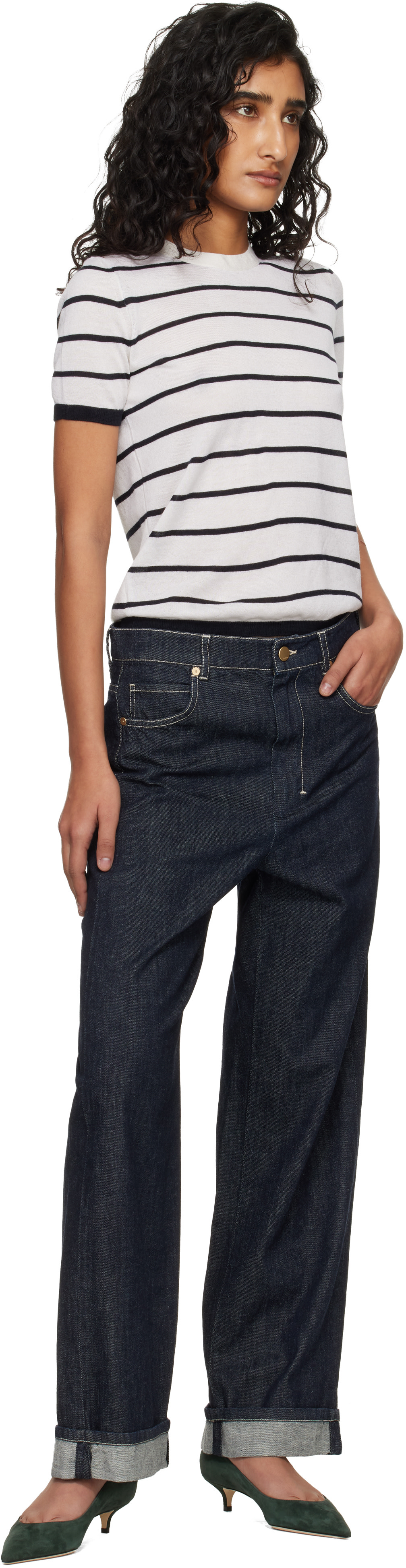 Max Mara - Jean Chiara bleu marine