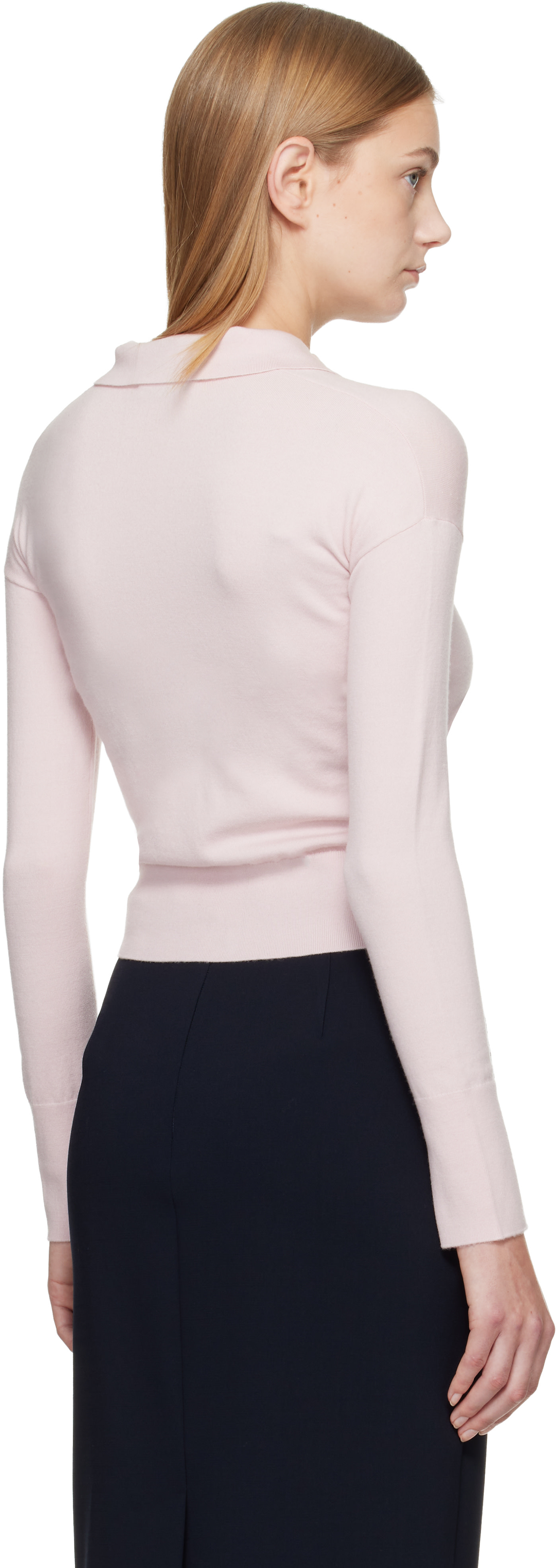 美品✨S MaxMara エスマーラ 五分袖カーディガン くすみピンク Max Mara: ピンク Mxmmedeola カーディガン | SSENSE 日本
