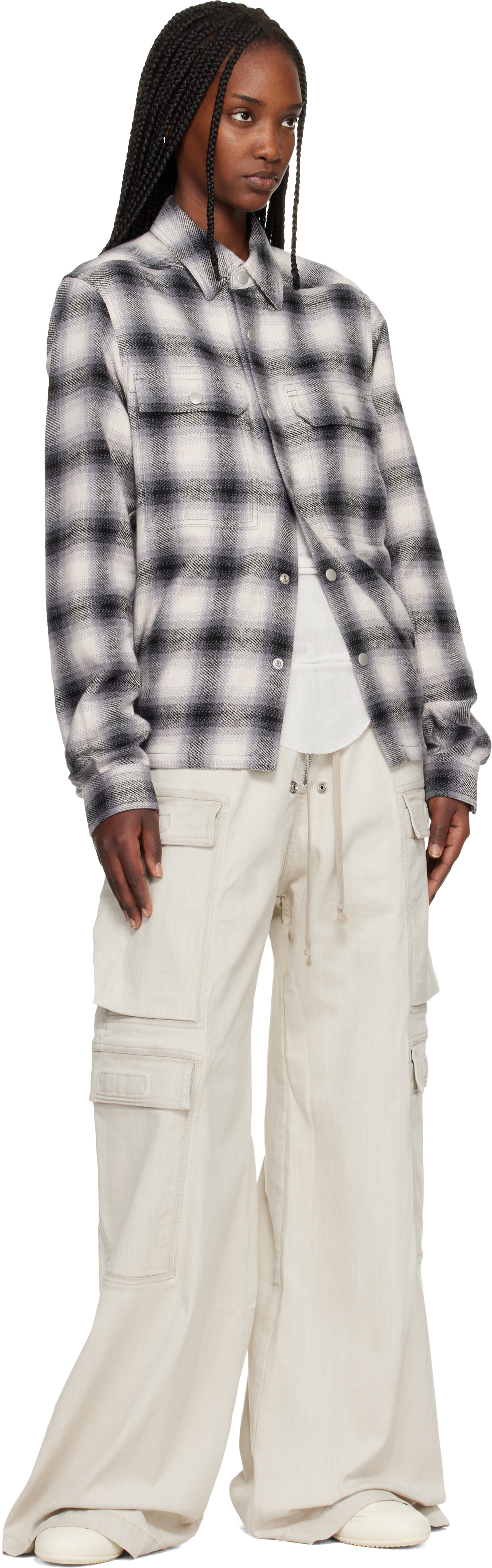 Rick Owens DRKSHDW: Off-White Temple Double Jumbo Belas Denim