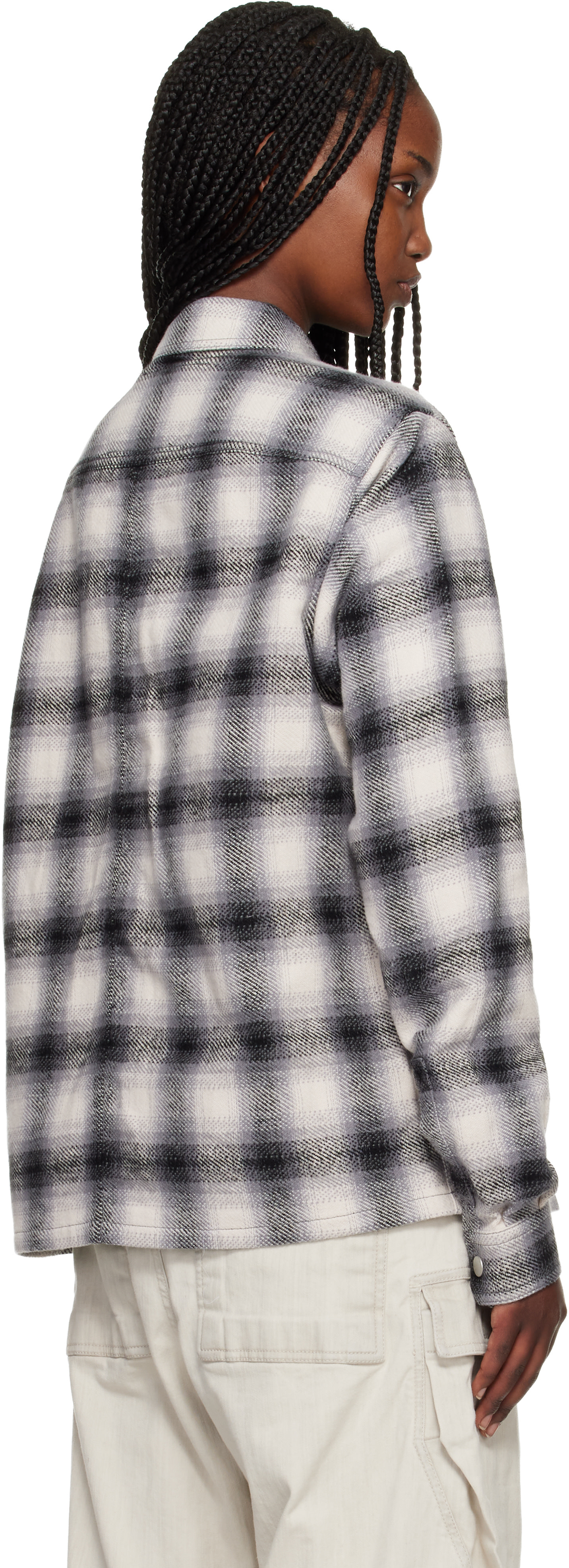 Rick Owens DRKSHDW: Gray Temple Cropped Outershirt | SSENSE