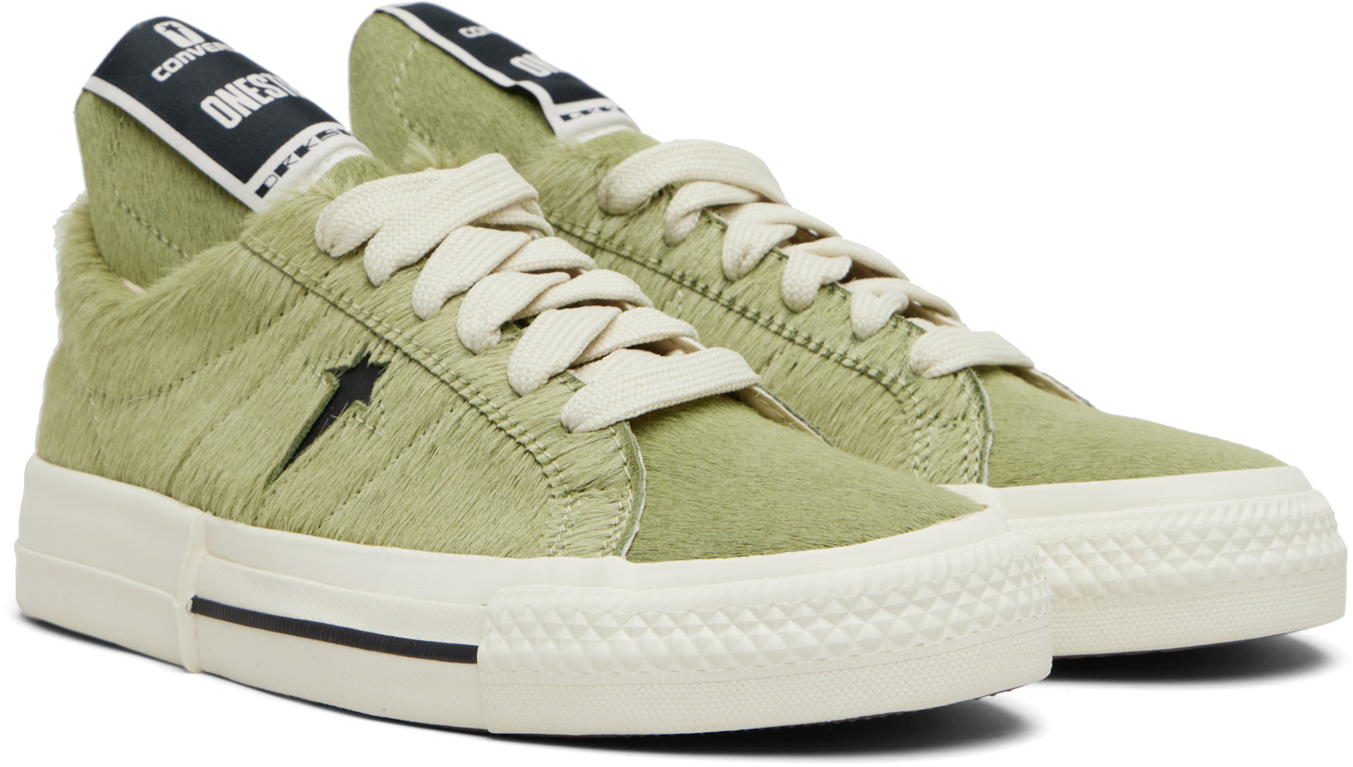 Rick Owens DRKSHDW: Yellow Converse Edition Onestr Sneakers | SSENSE