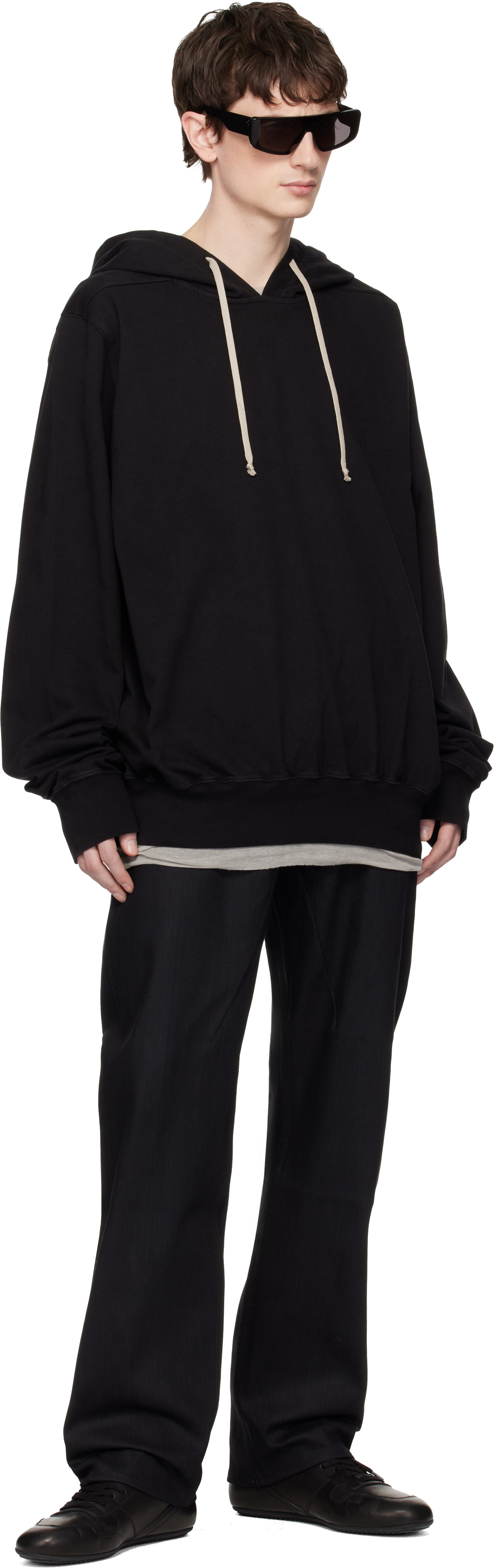 Rick Owens DRKSHDW: Black Temple Kurdt Jeans | SSENSE