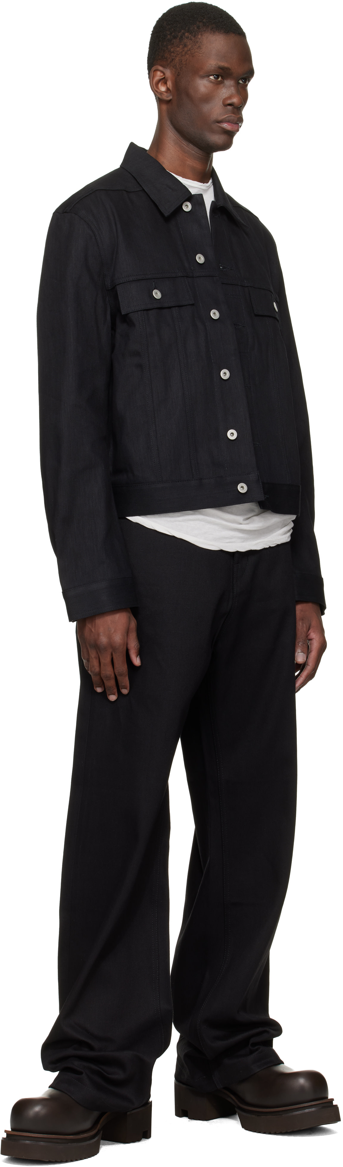 Rick Owens DRKSHDW: Black Temple Strobe Jeans | SSENSE