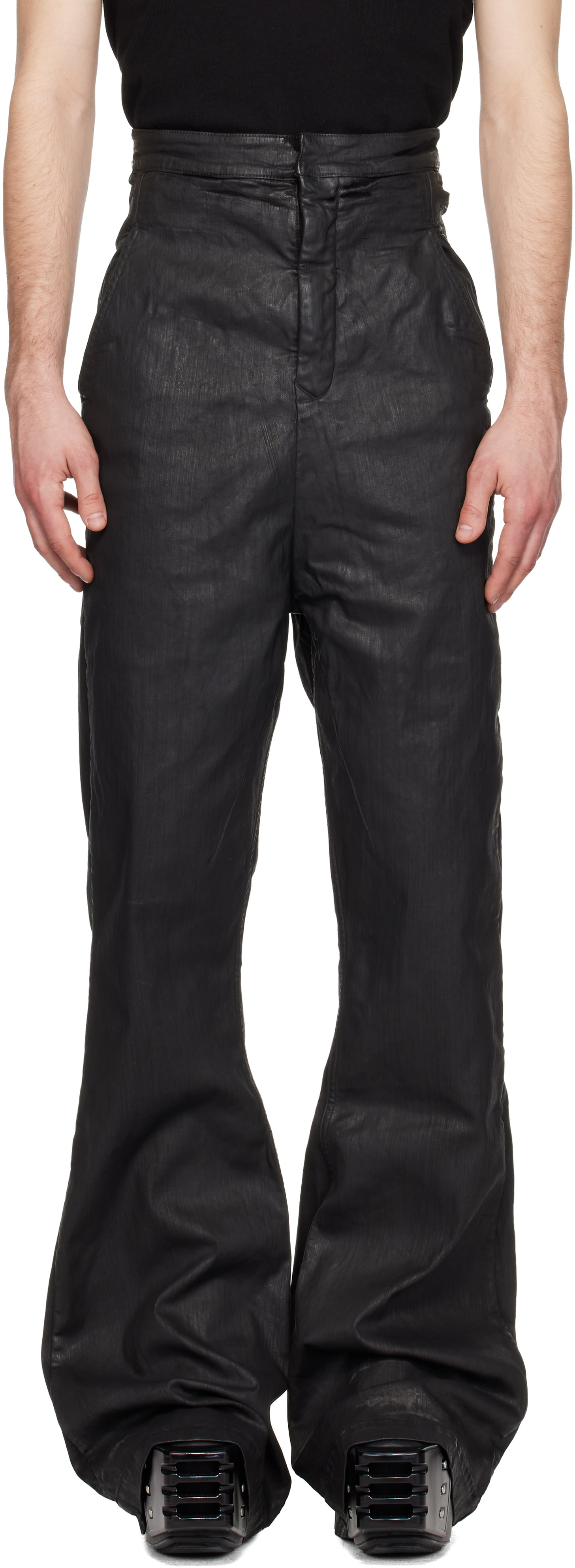 Rick Owens DRKSHDW: ブラック Temple Dirt Bolan ジーンズ | SSENSE 日本