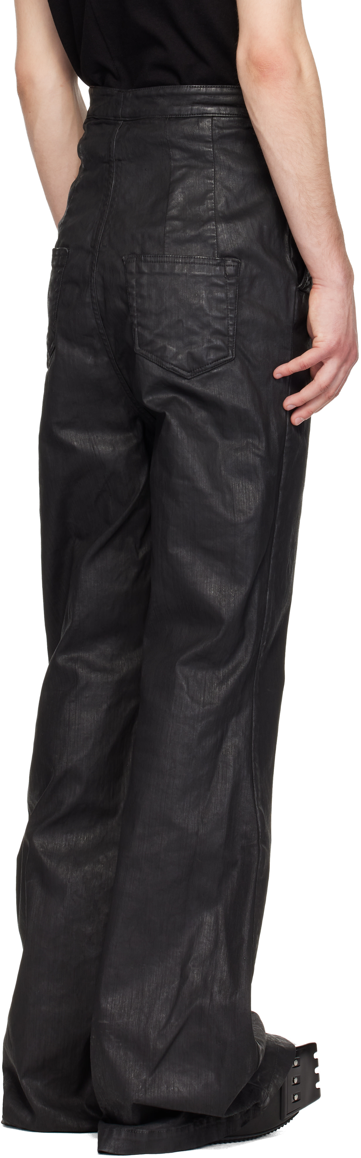 Rick Owens DRKSHDW: Black Temple Dirt Bolan Jeans | SSENSE