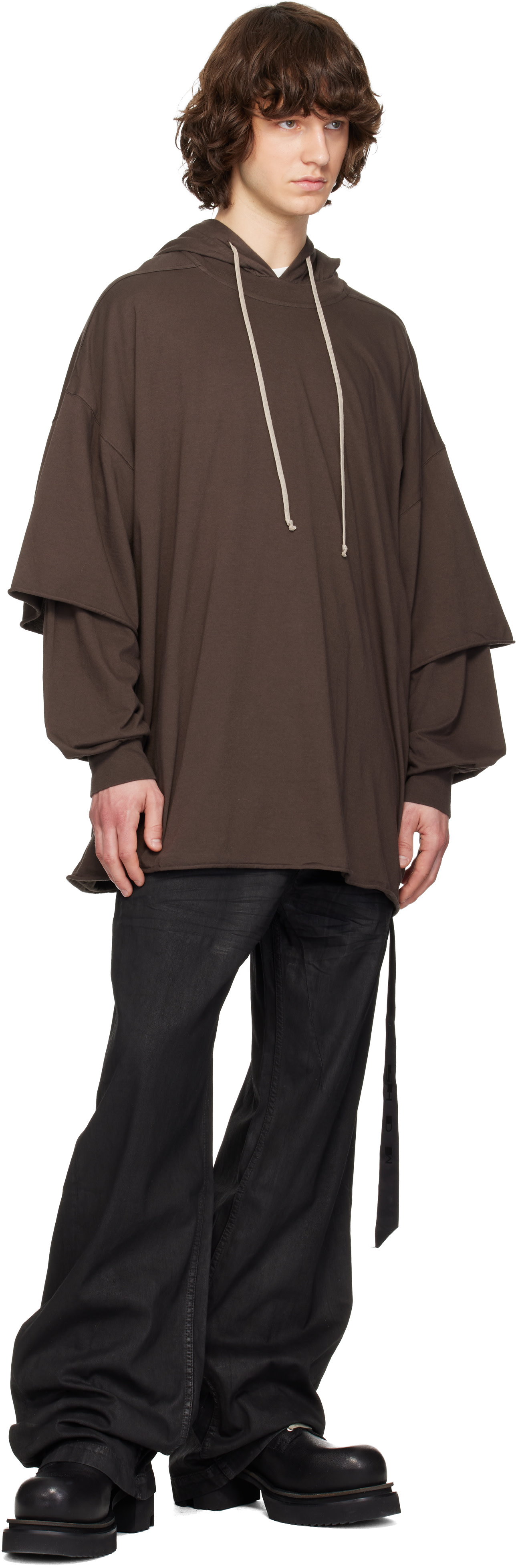 Rick Owens DRKSHDW: Black Temple Geth Jeans | SSENSE Canada
