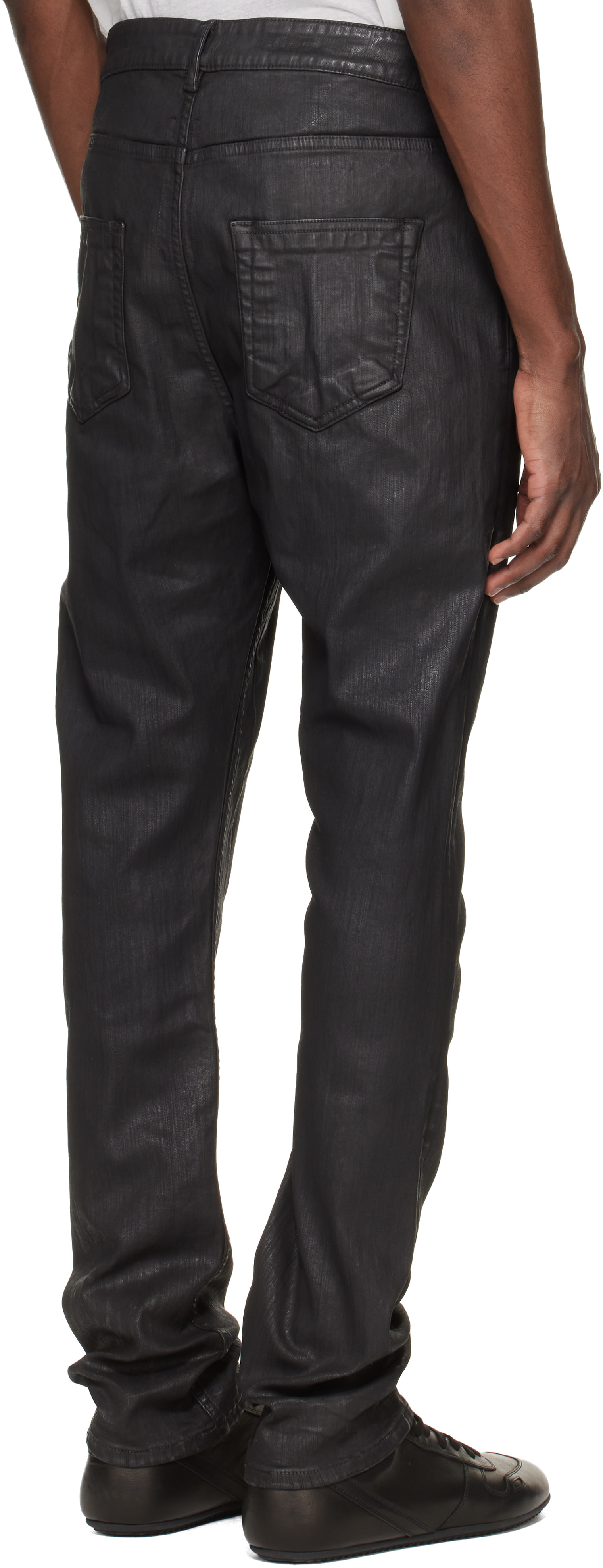 Rick Owens DRKSHDW: ブラック Temple Detroit Cut ジーンズ | SSENSE 日本