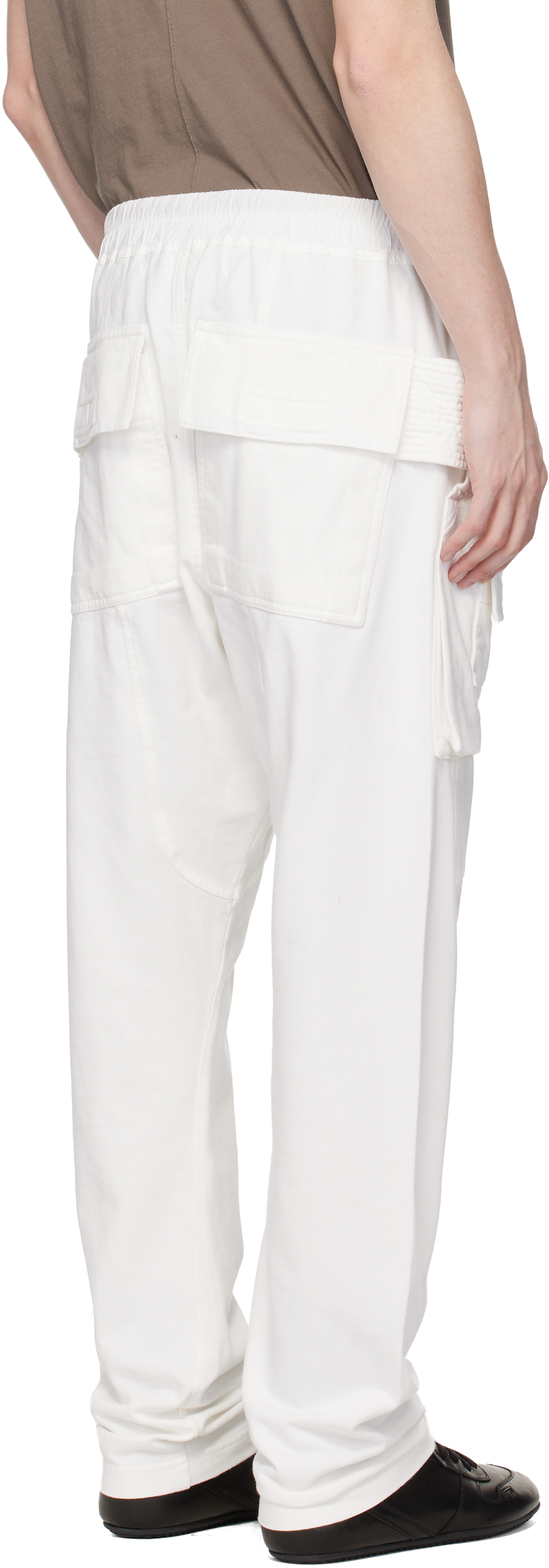 Rick Owens DRKSHDW: Off-White Temple Creatch Drawstring Cargo