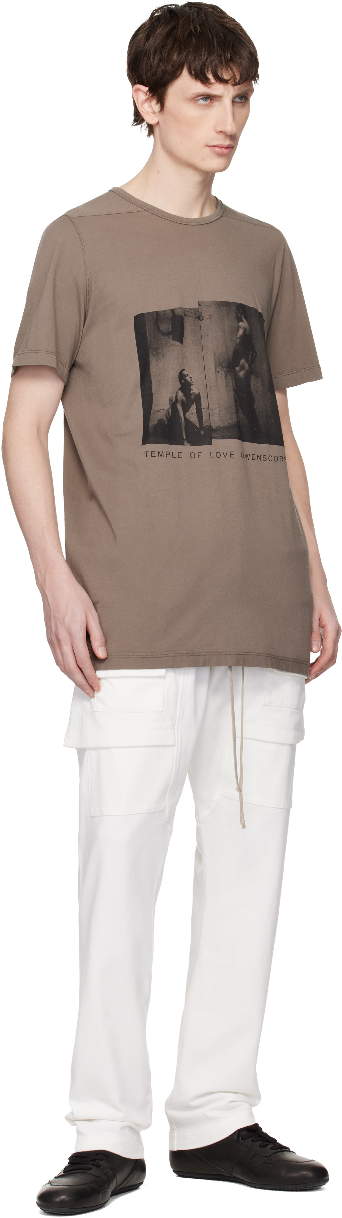 Rick Owens DRKSHDW: Off-White Temple Creatch Drawstring Cargo