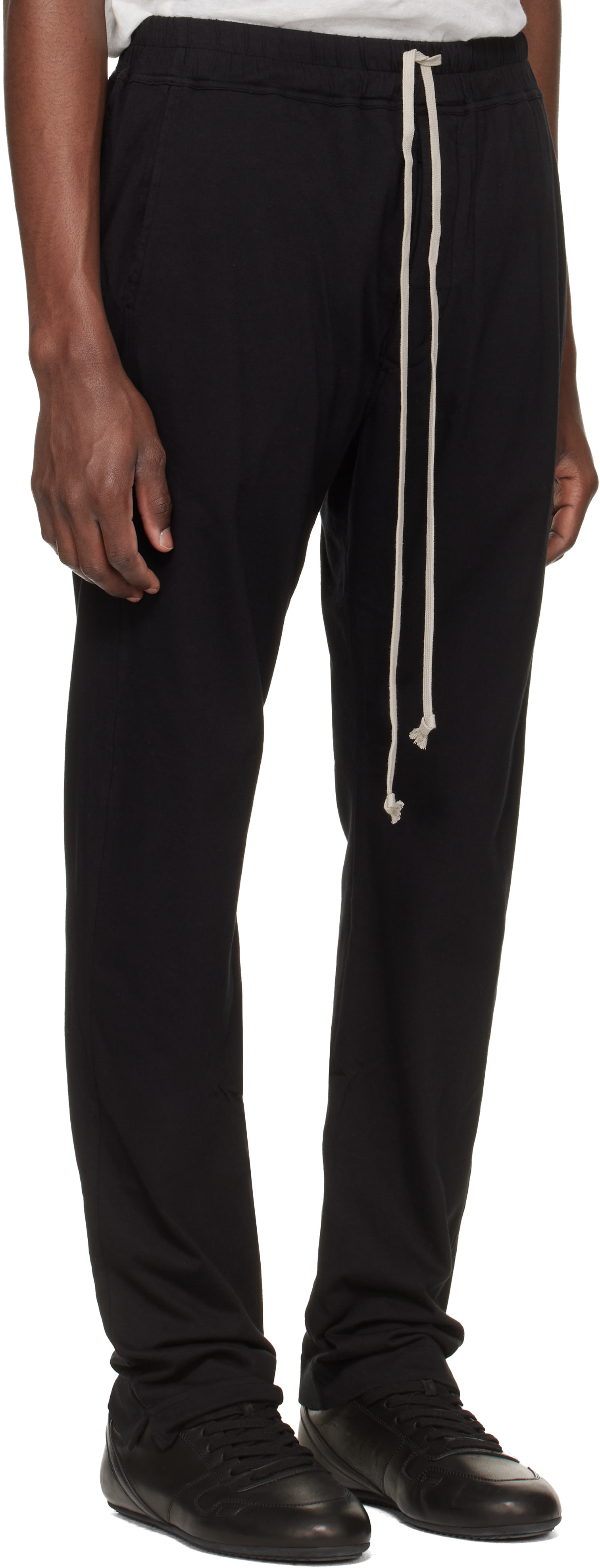 Rick Owens Drkshdw - 블랙 템플 베를린 드로우스트링 스웨트팬츠