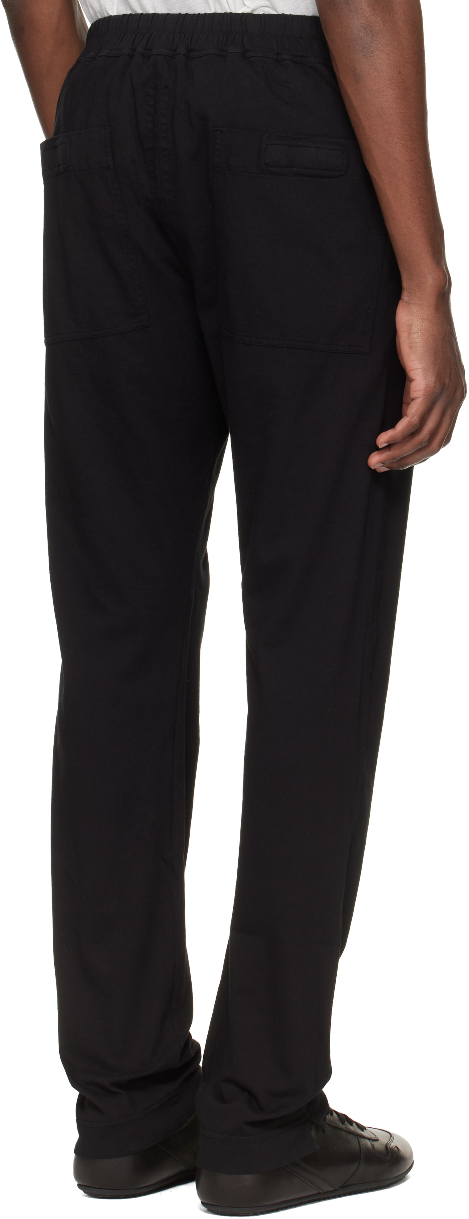 Rick Owens DRKSHDW: Black Temple Berlin Drawstring Sweatpants | SSENSE