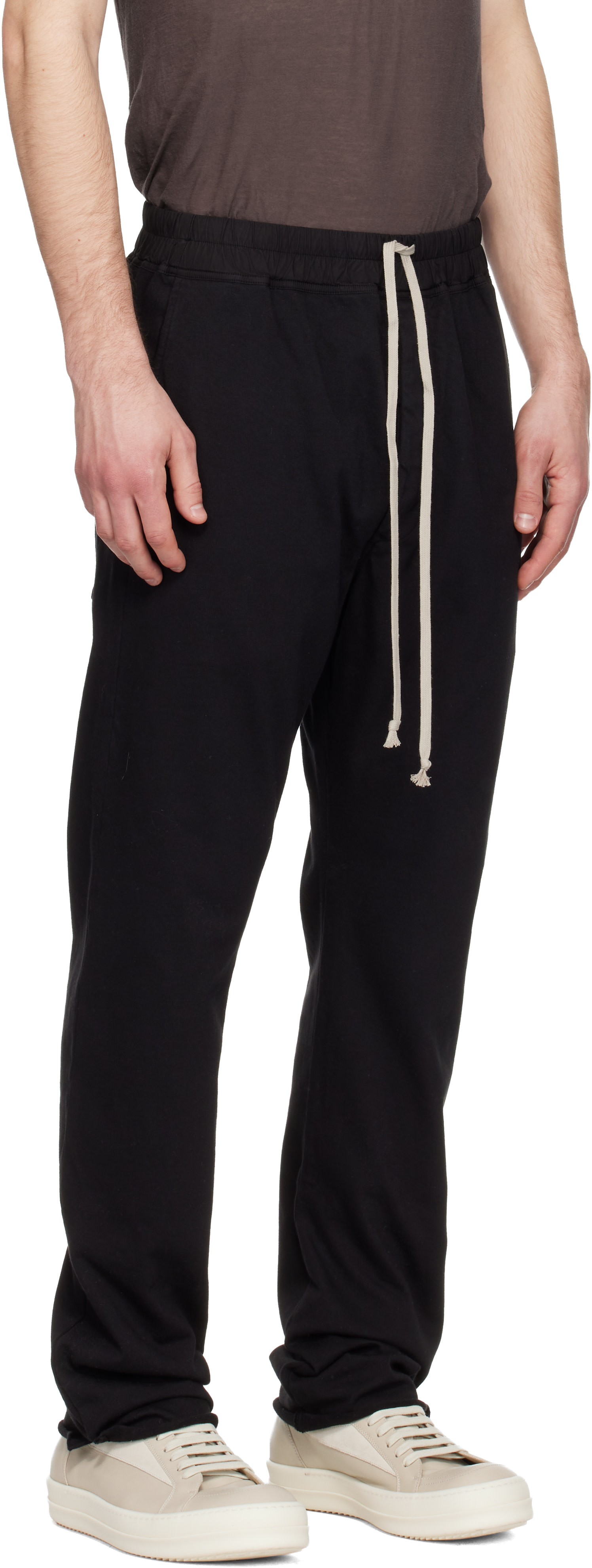 Rick Owens DRKSHDW: Black Temple Berlin Drawstring Sweatpants | SSENSE