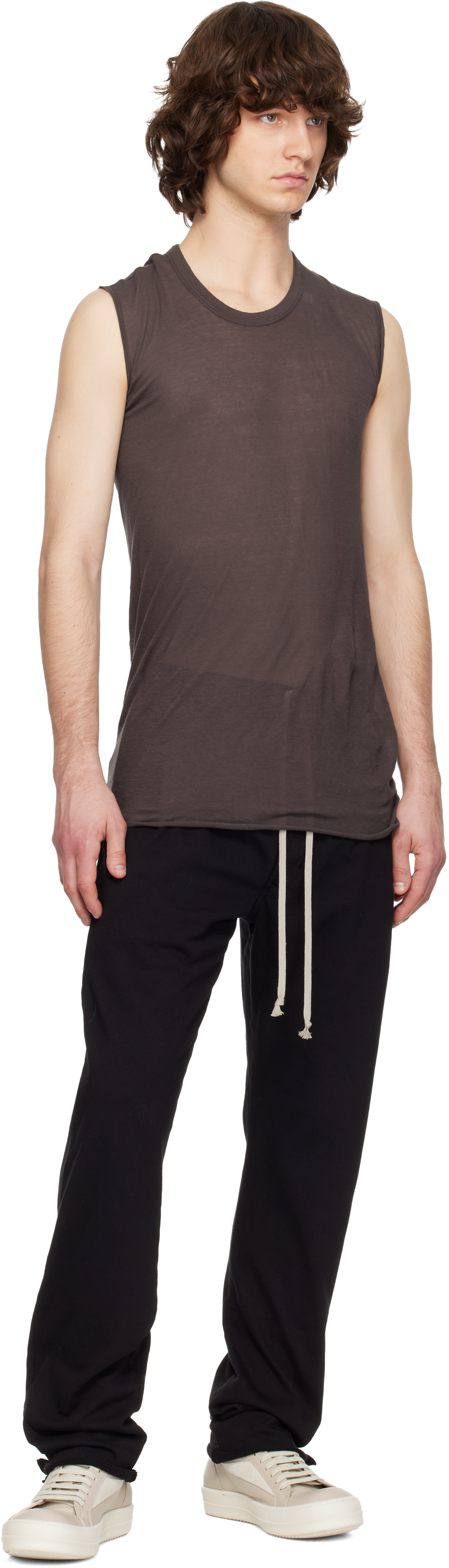 Rick Owens DRKSHDW: Black Temple Berlin Drawstring Sweatpants | SSENSE
