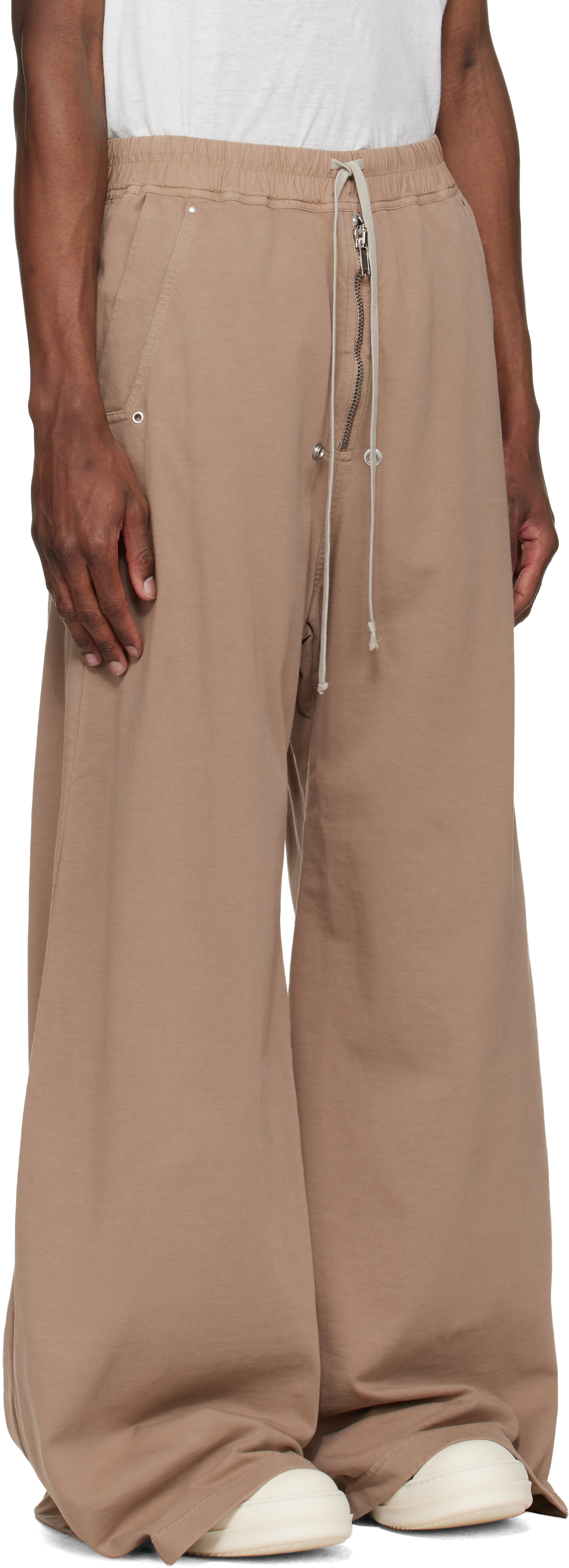 【限定】RICK OWENS DRKSHDW BELA SWEATPANTS Rick Owens DRKSHDW: Beige Temple Geth Belas Sweatpants | SSENSE Canada