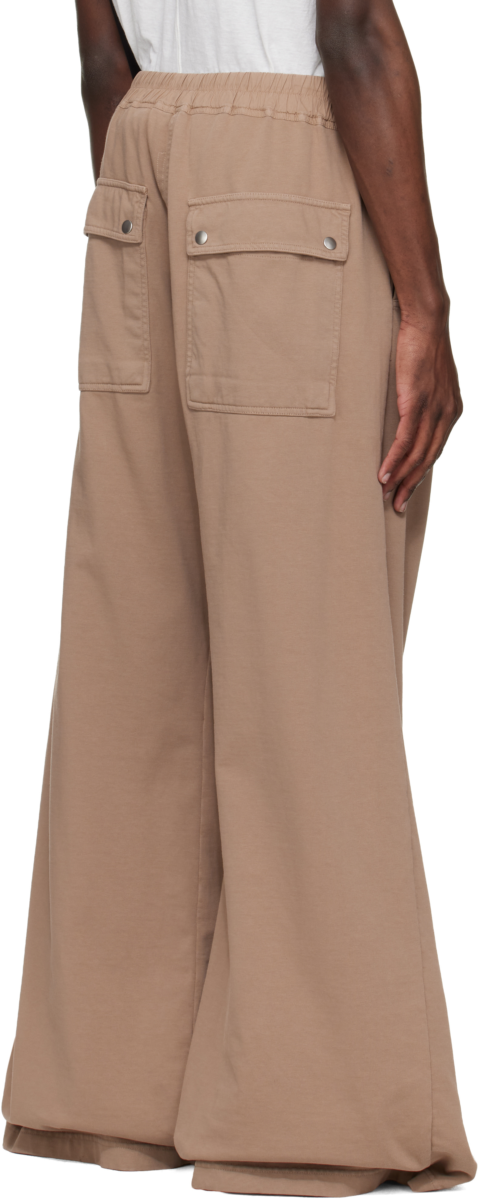 Rick Owens DRKSHDW: Beige Temple Geth Belas Sweatpants | SSENSE Rick Owens DRKSHDW: Beige Temple Geth Belas Sweatpants | SSENSE