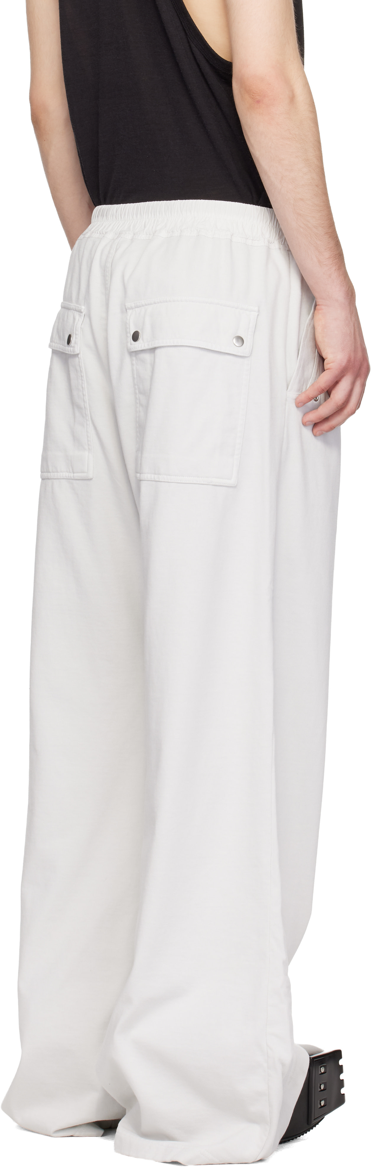 Rick Owens DRKSHDW: Off-White Temple Geth Belas Sweatpants | SSENSE