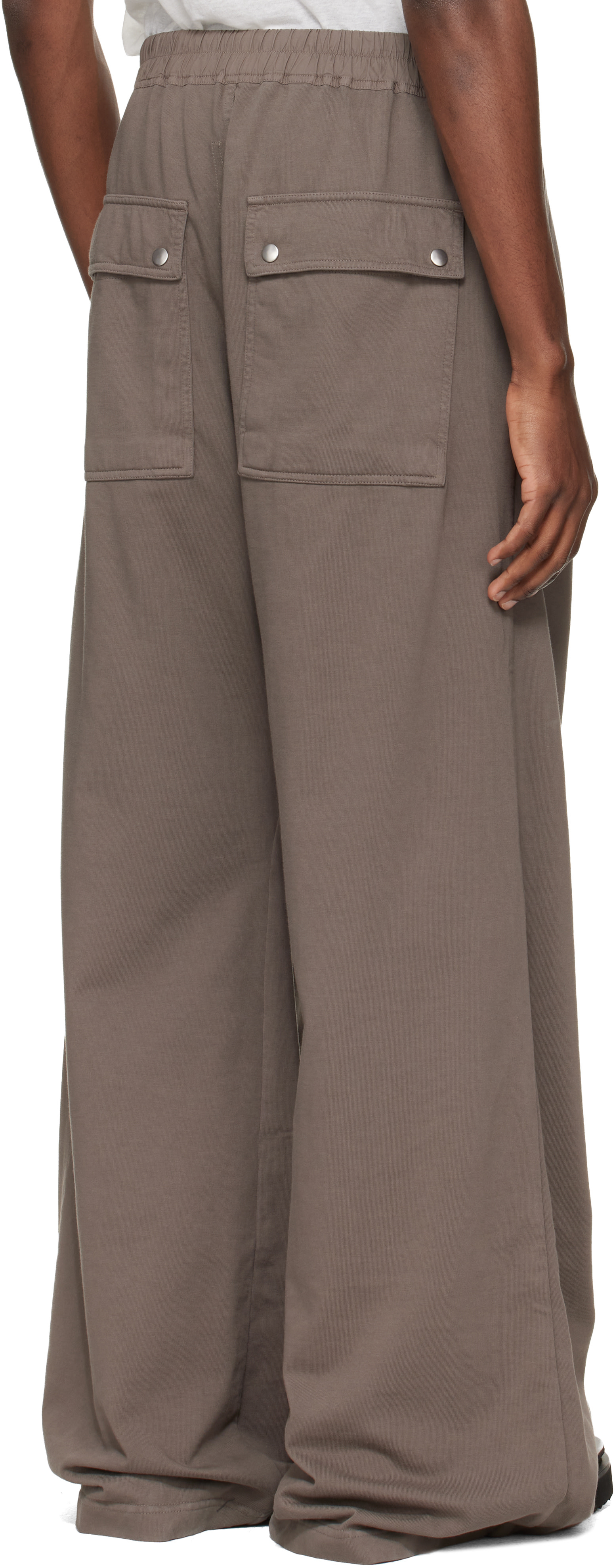 Rick Owens DRKSHDW: グレー Temple Geth Belas スウェットパンツ