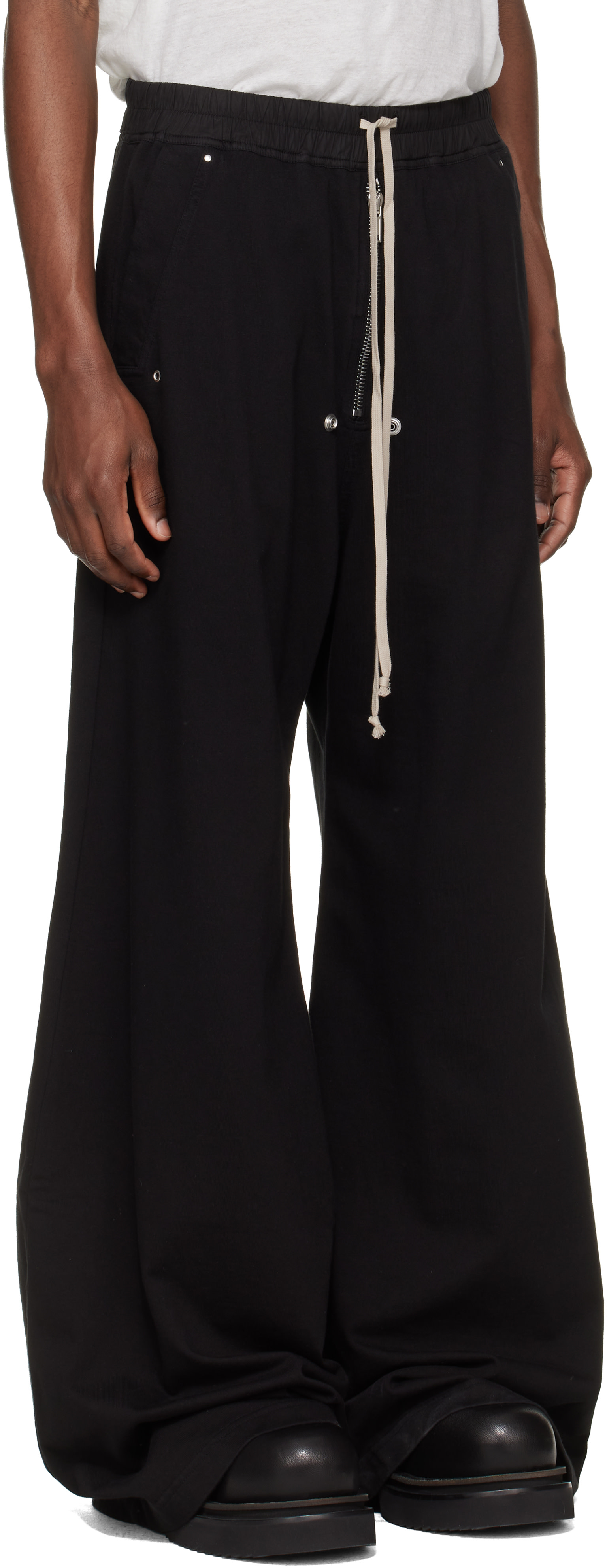 Rick Owens DRKSHDW: Black Temple Geth Belas Sweatpants | SSENSE