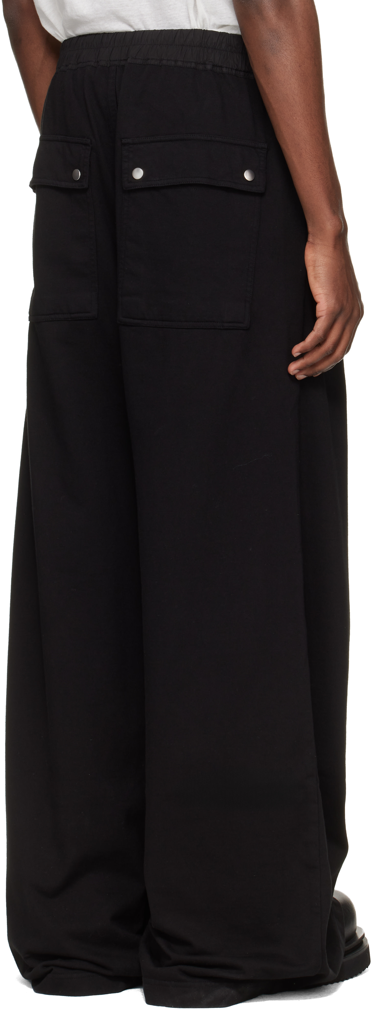 Rick Owens DRKSHDW: Black Temple Geth Belas Sweatpants | SSENSE