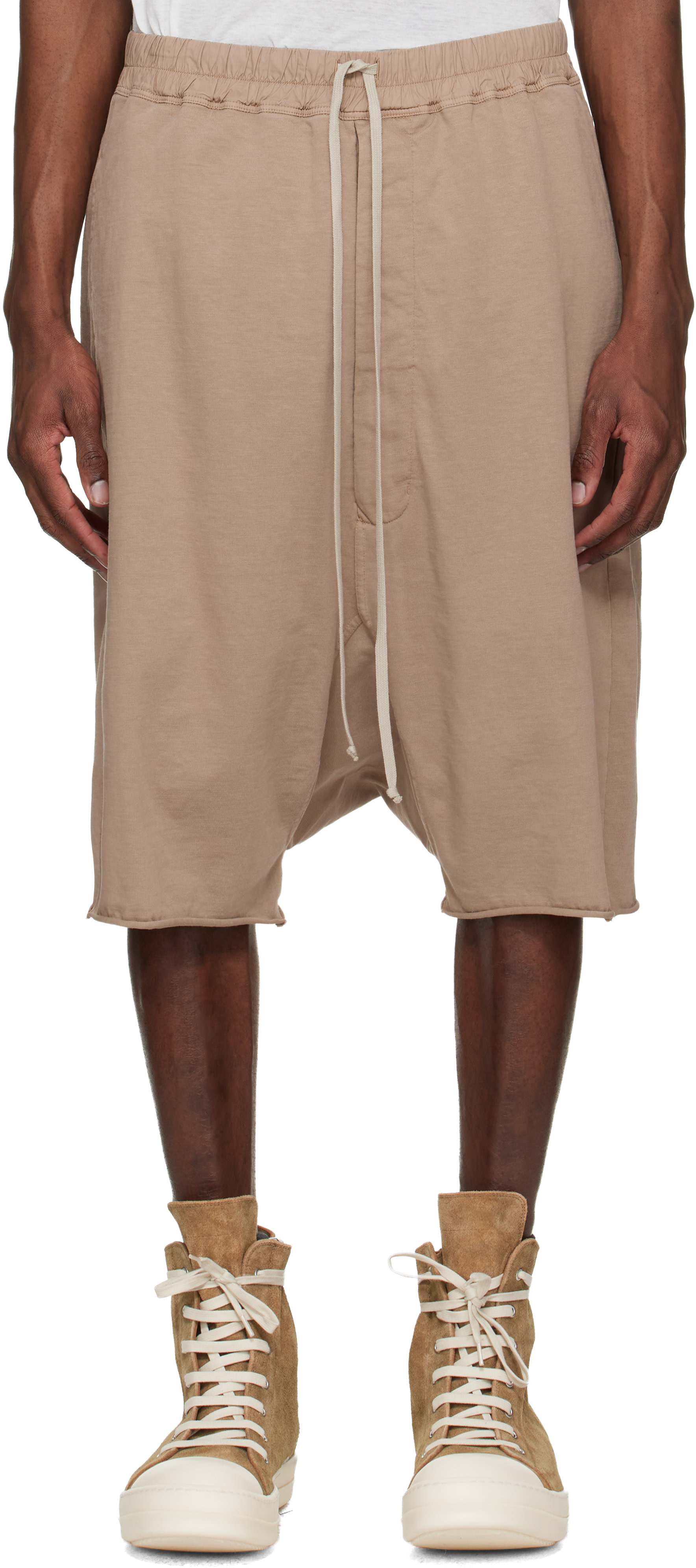 RickOwens DRKSHDW×Championサルエルパンツ S ベージュ RICK OWENS DRKSHDW X Champion Relaxed Fit Compact Heavy Cotton