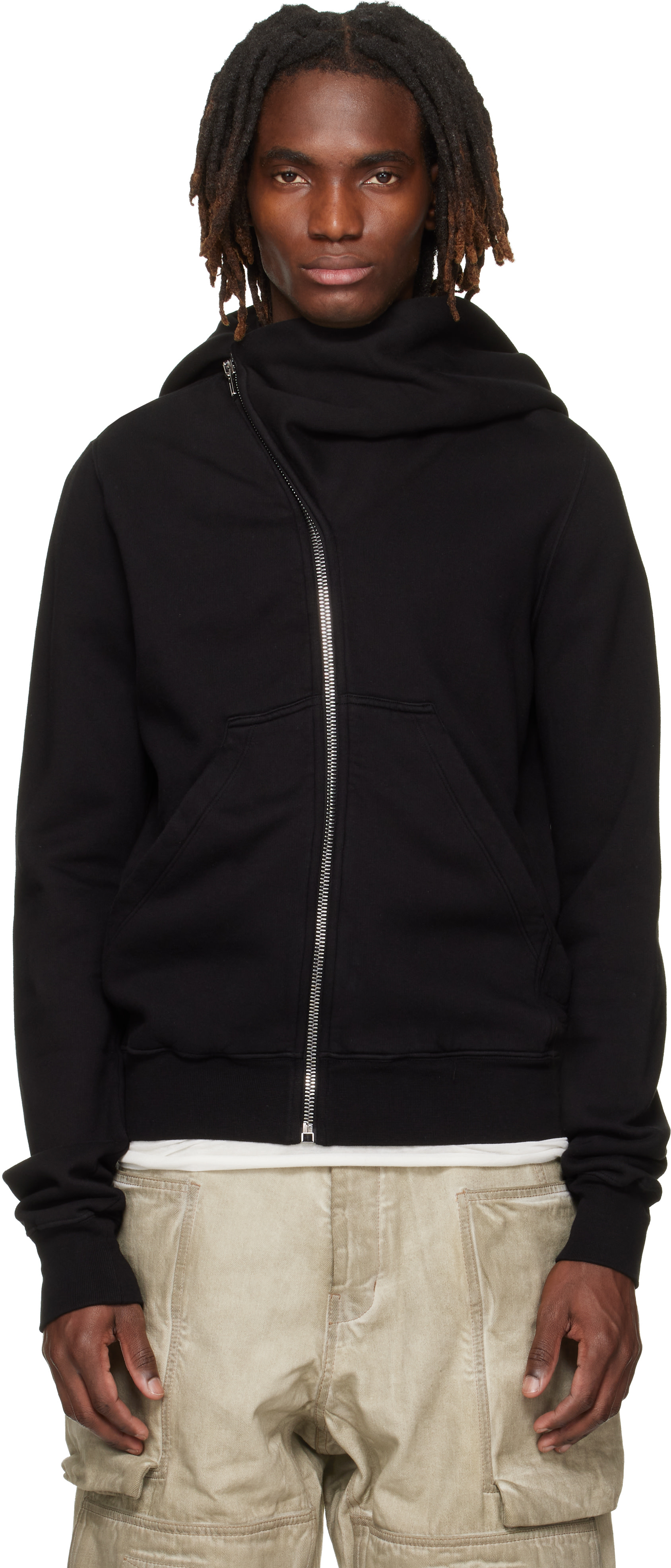Rick Owens DRKSHDW - Pull à capuche Mountain noir - Temple