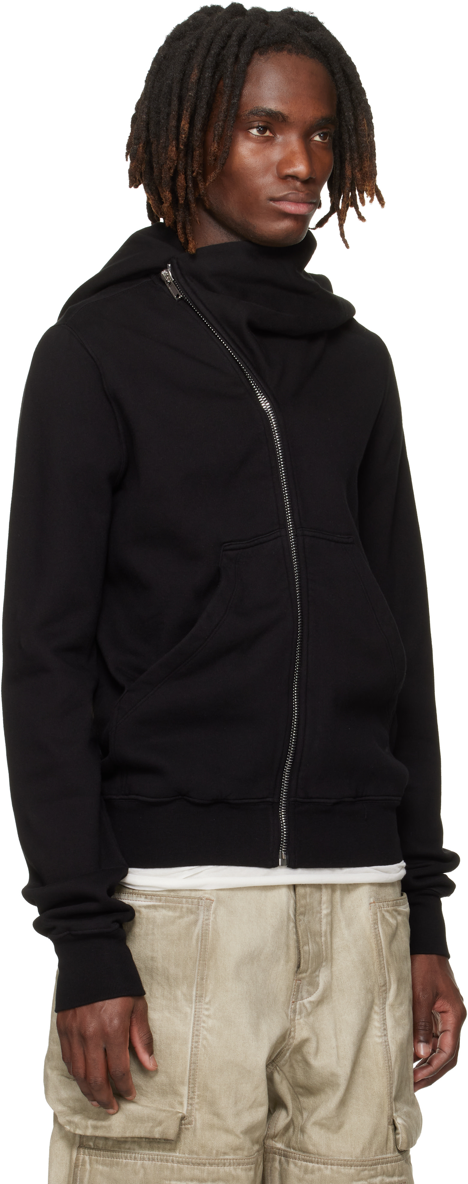 Rick Owens DRKSHDW - Pull à capuche Mountain noir - Temple