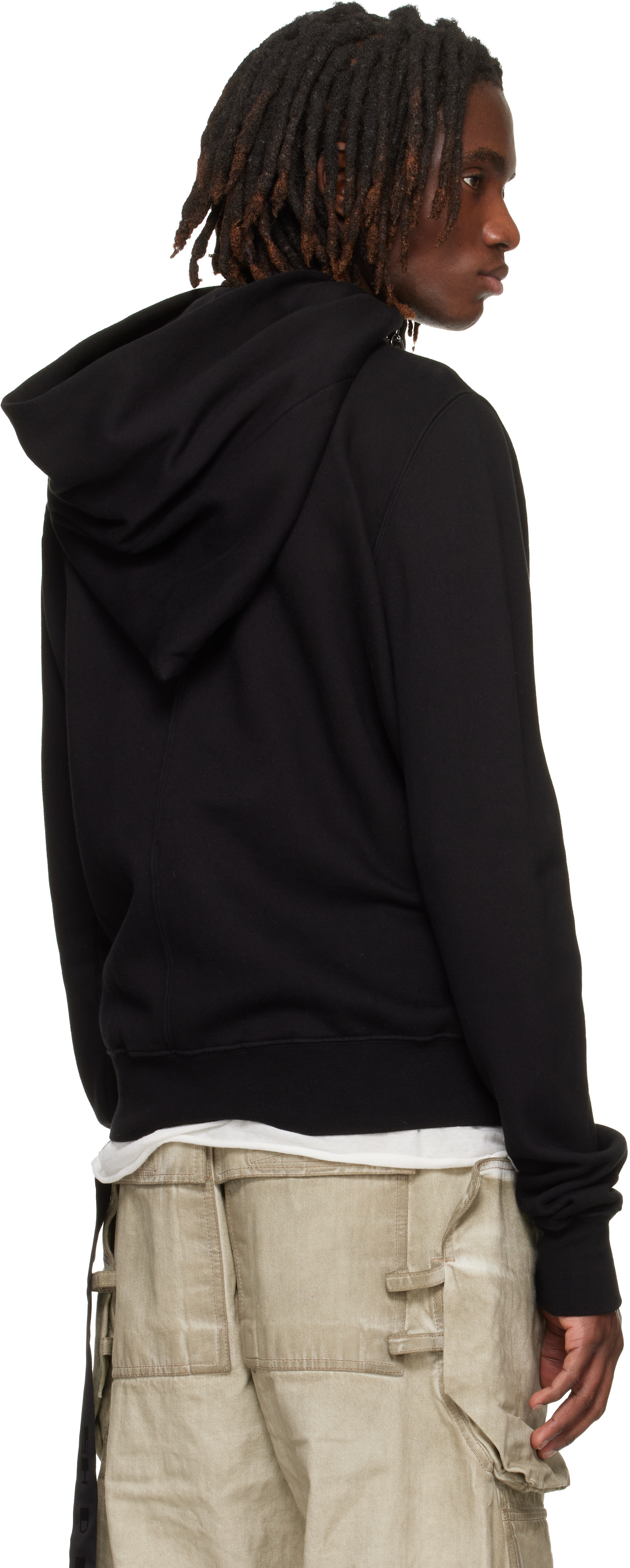 Rick Owens DRKSHDW - Pull à capuche Mountain noir - Temple