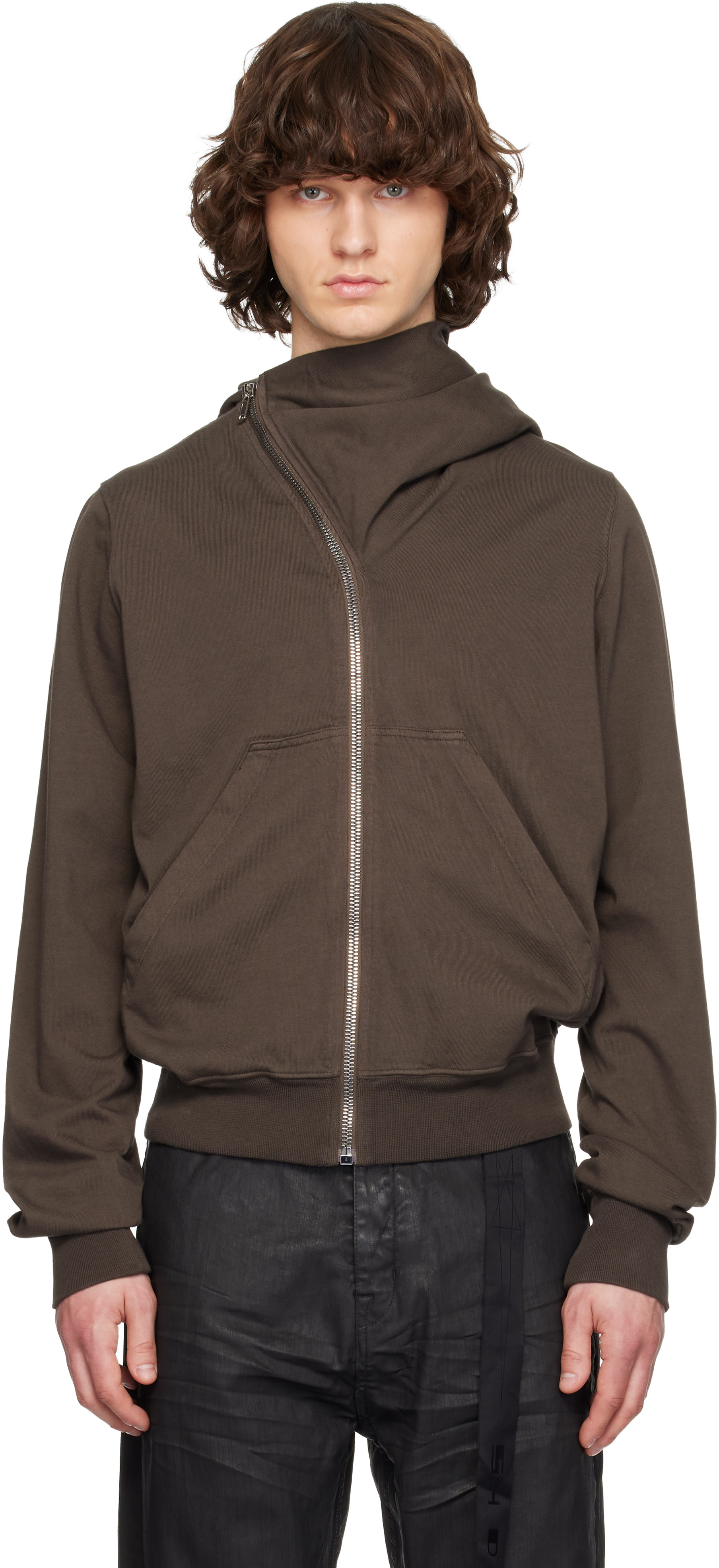 Rick Owens DRKSHDW - Pull à capuche Mountain gris - Temple